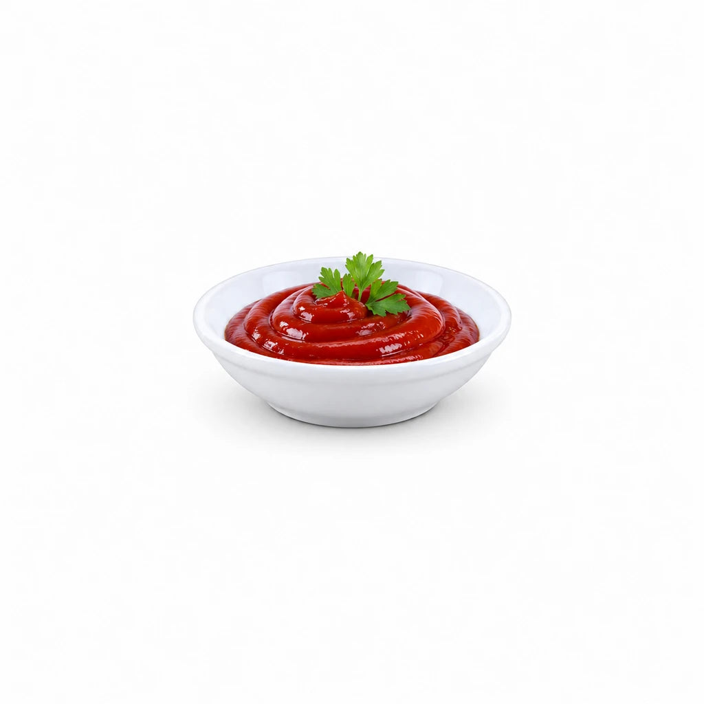 Forte B.K Ace Shallow White Ceramic Ramekin, 4 Inch