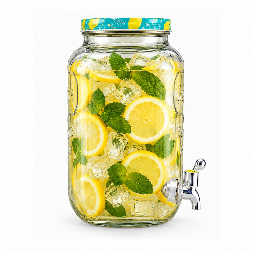 Danny Home 5-Litre Glass Beverage Dispenser