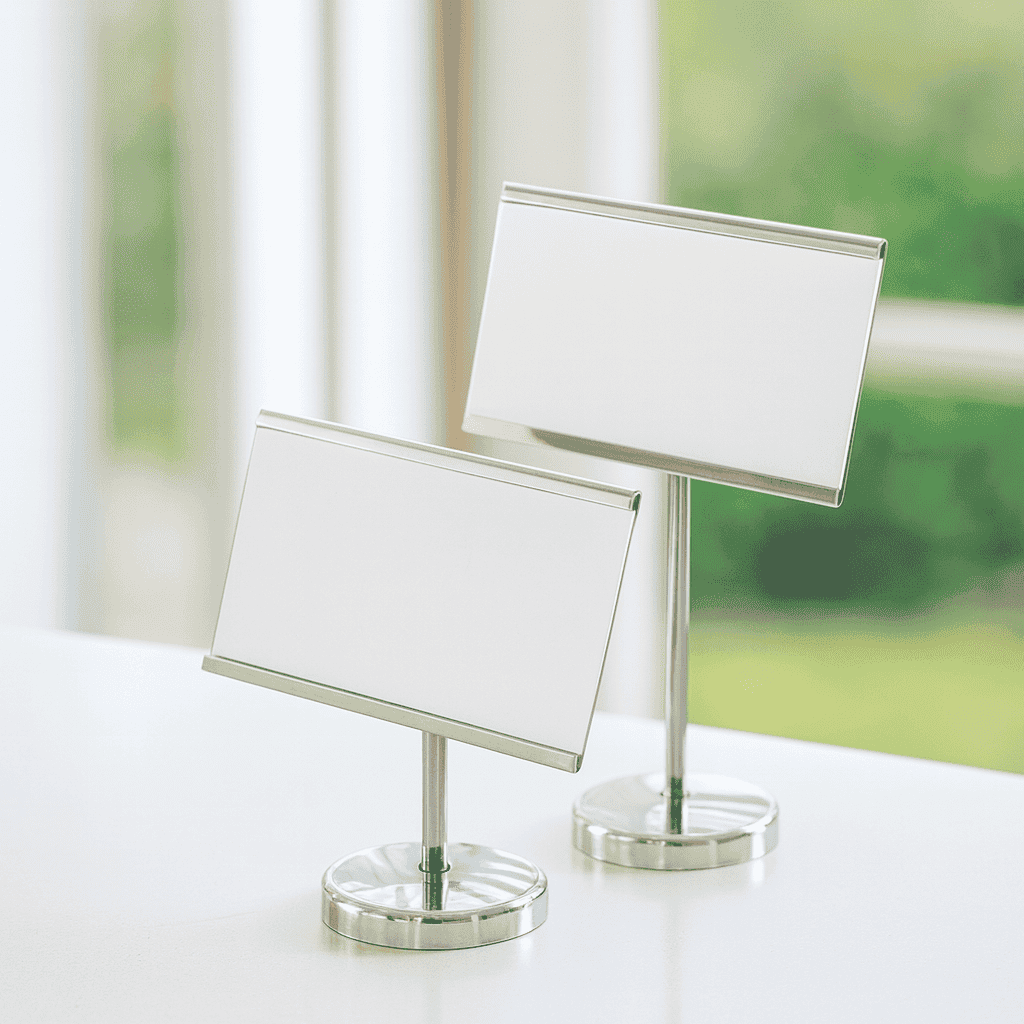 Violet Silver Menu Stand Kaka Bawa Sons
