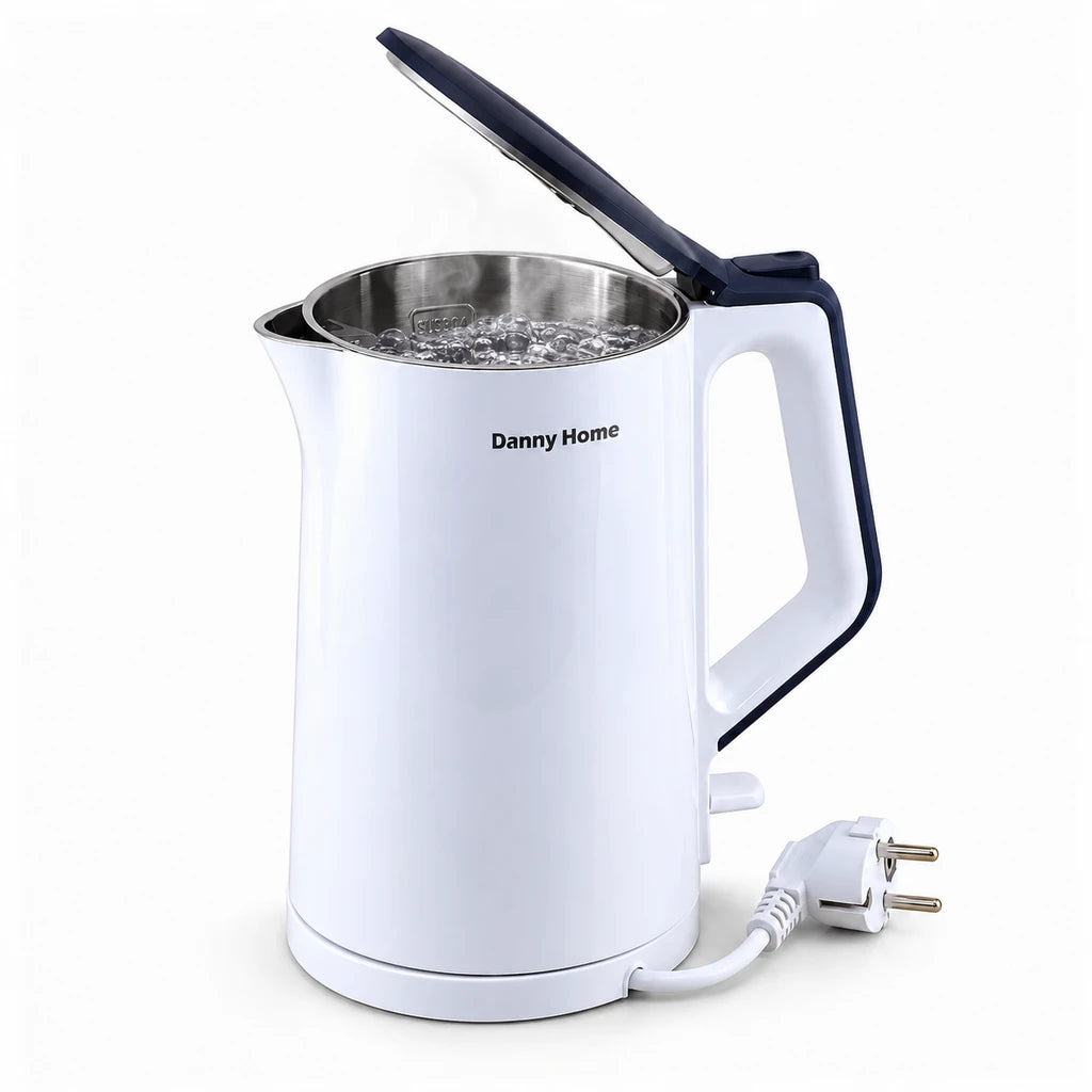Danny Home 1.5-Liter White Electric Kettle