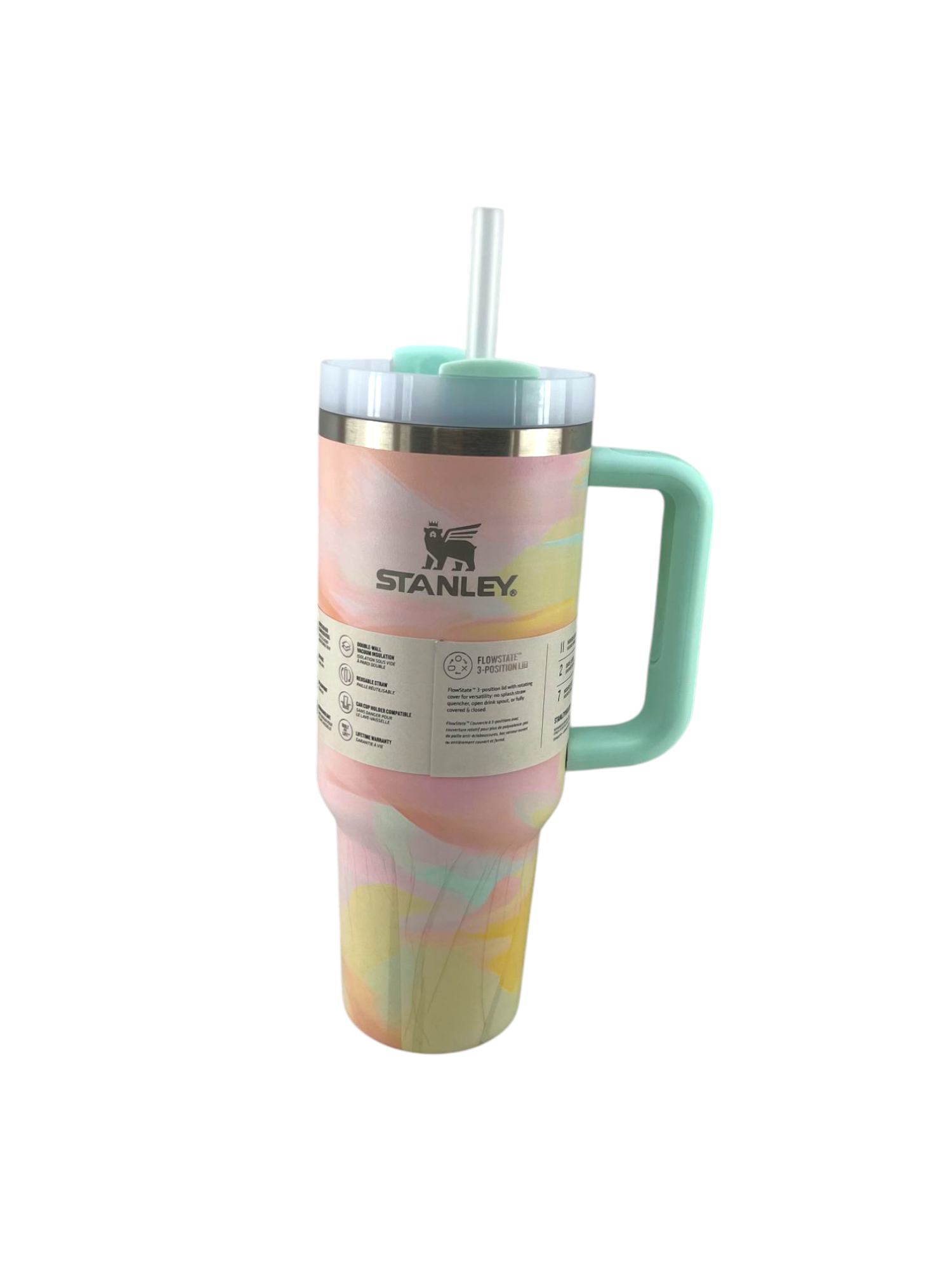 STANLEY TUMBLER RAINBOW PINK