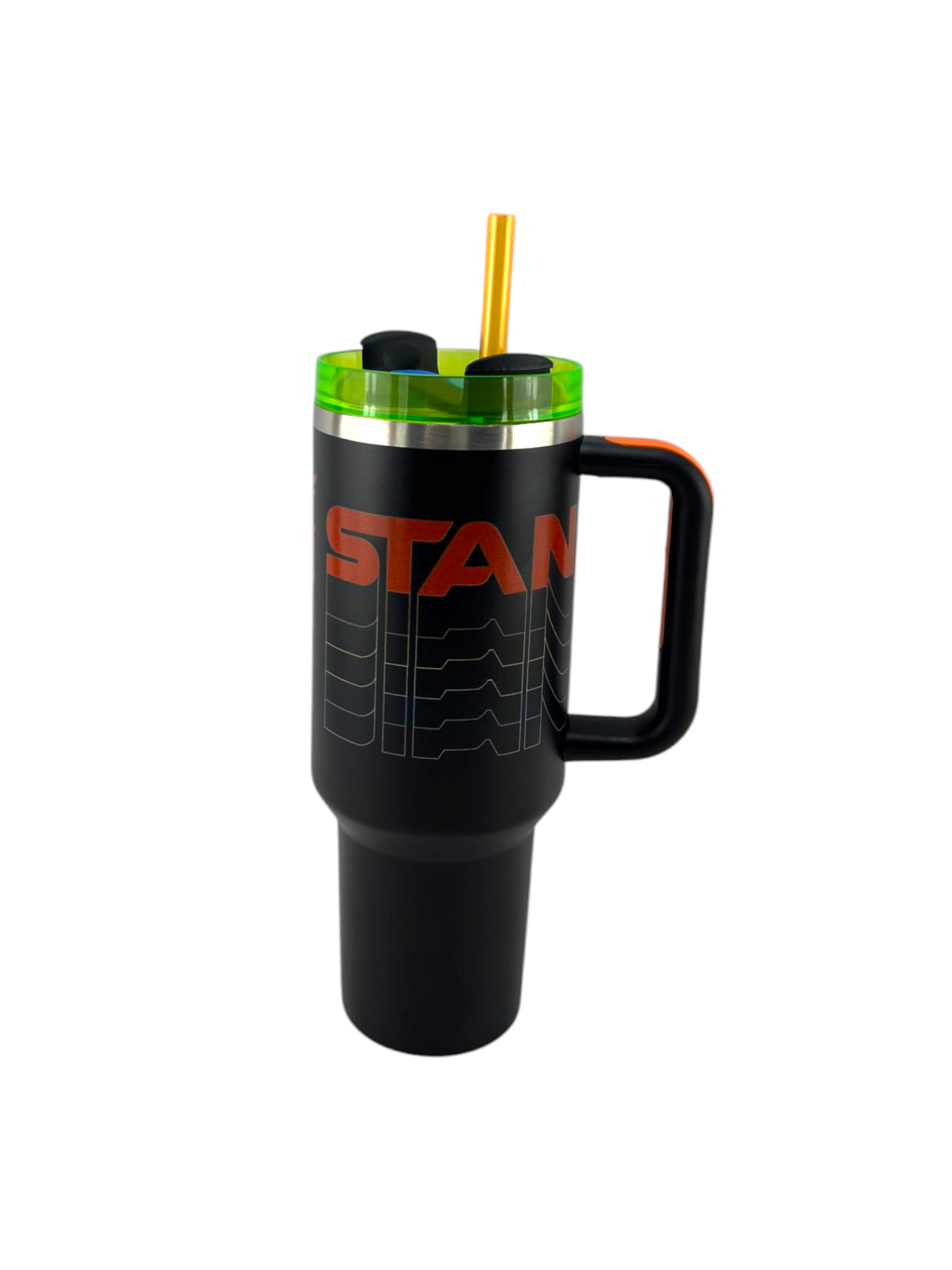 STANLEY TUMBLER BLACK-PRINT (40/OZ)