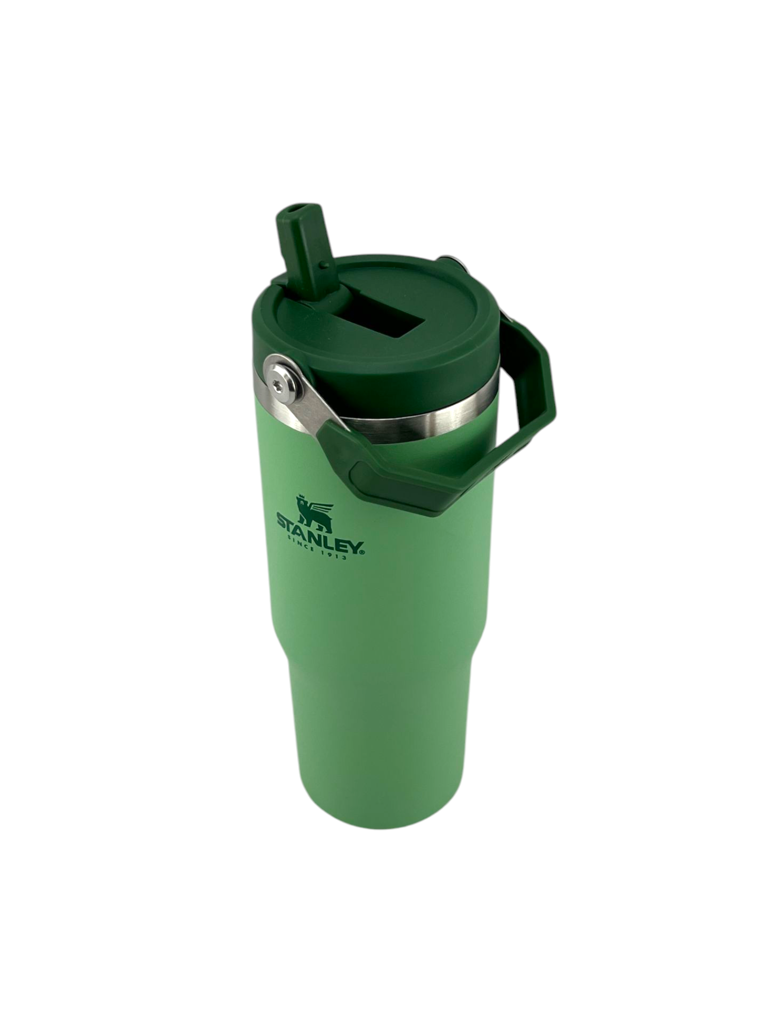 STANLEY FLIP STRAW TUMBLER GREEN (30/OZ)