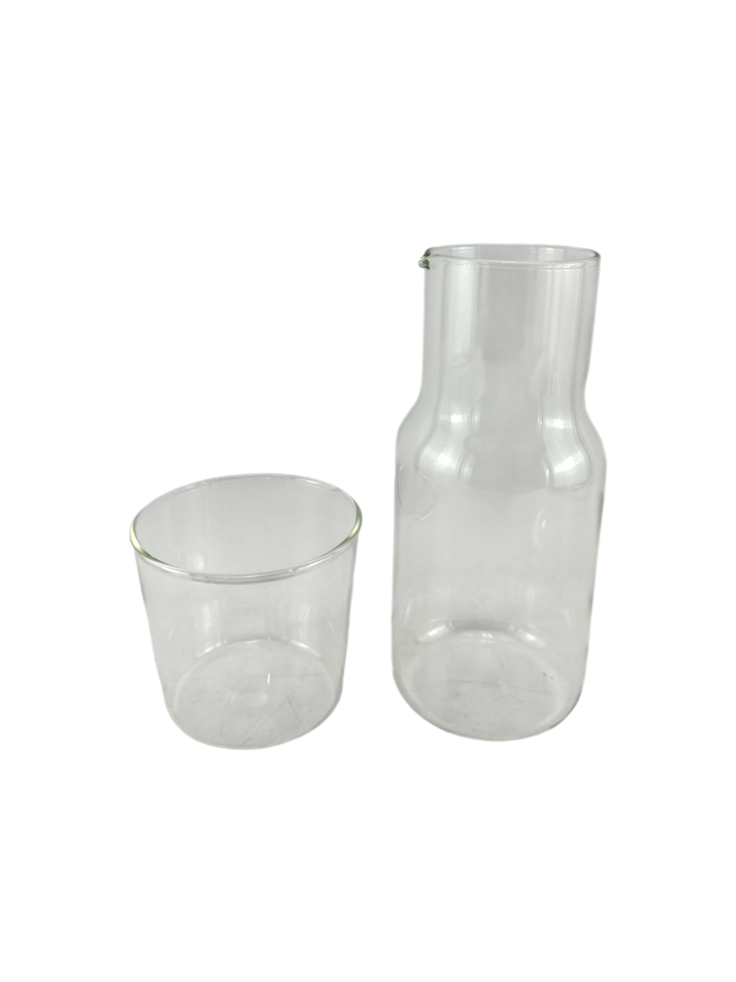D.W.M GLASS BOTTLE (W/GLASS) (71-10)