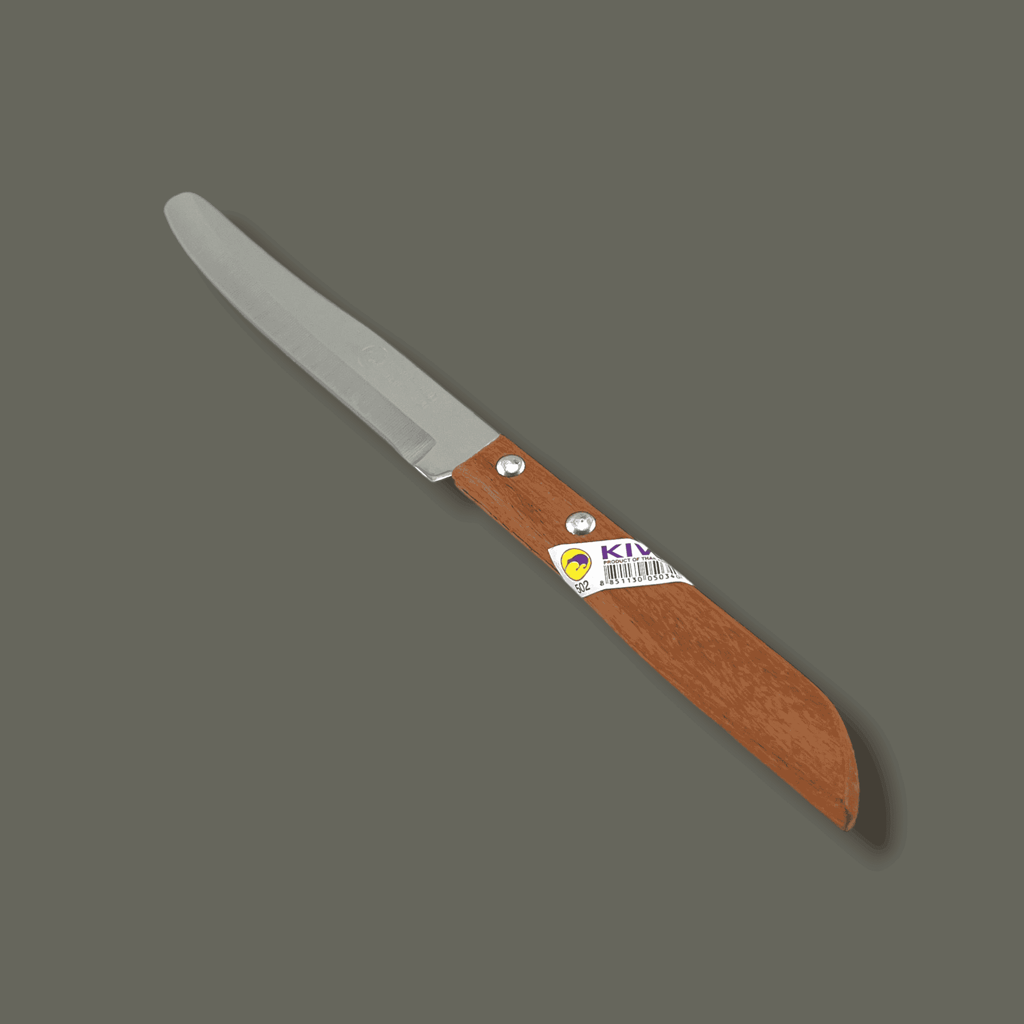 Kiwi Stainless Steel Knife Model #502 Kaka Bawa Sons