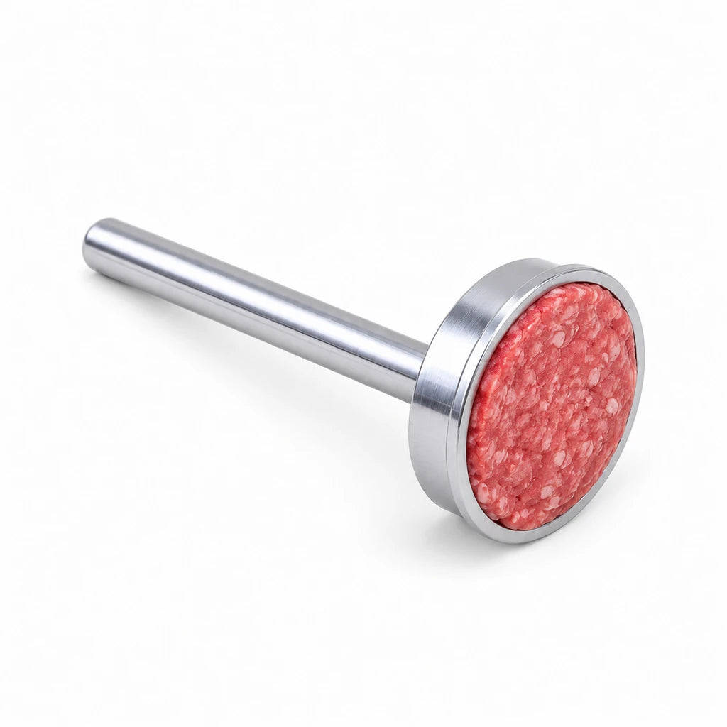Imperial Small Stainless Steel Round Patty Maker With Long Handle