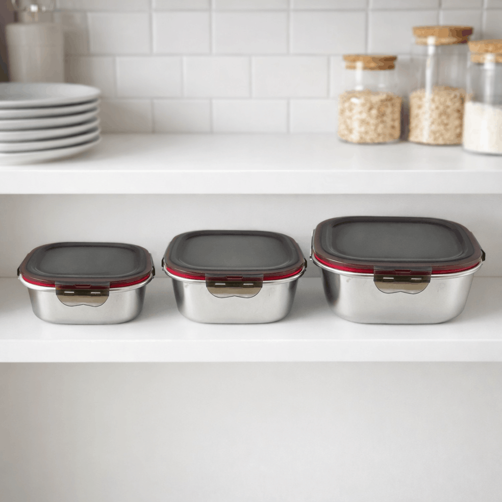3-Piece Gourmet Food Container Set