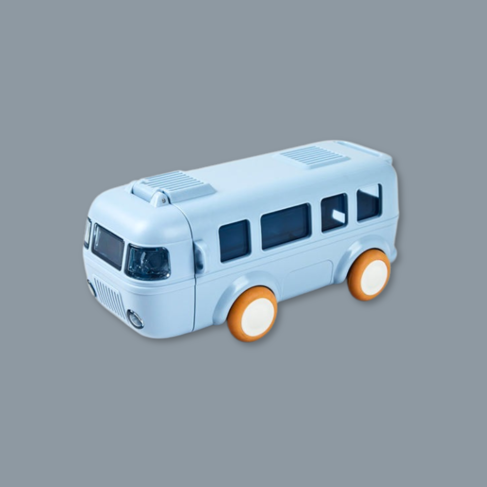 Bus-Shaped 500ml Kids Water Bottle