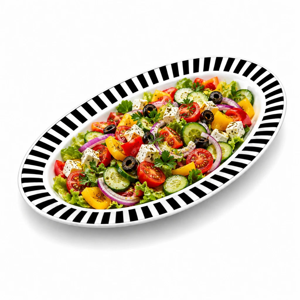 Blaze Milano 12-Inch Melamine Oval Dish
