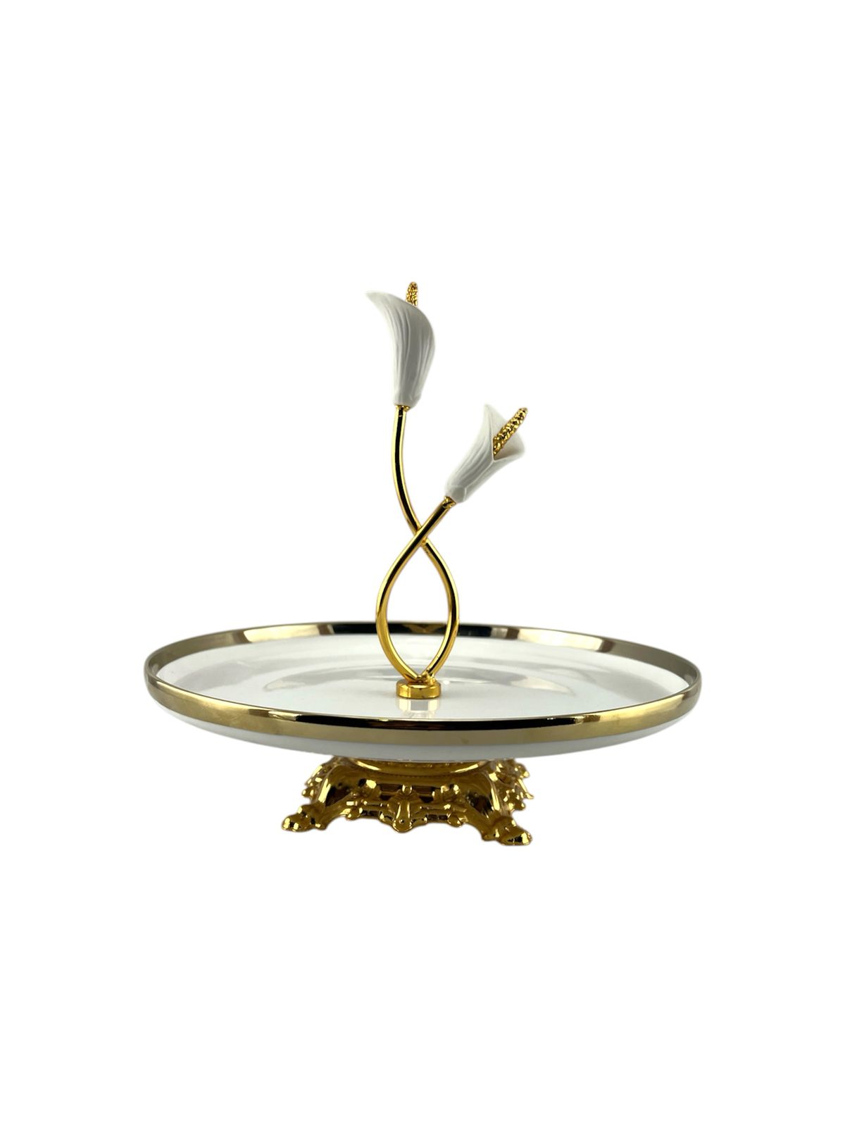 Fancy Round Single Platter