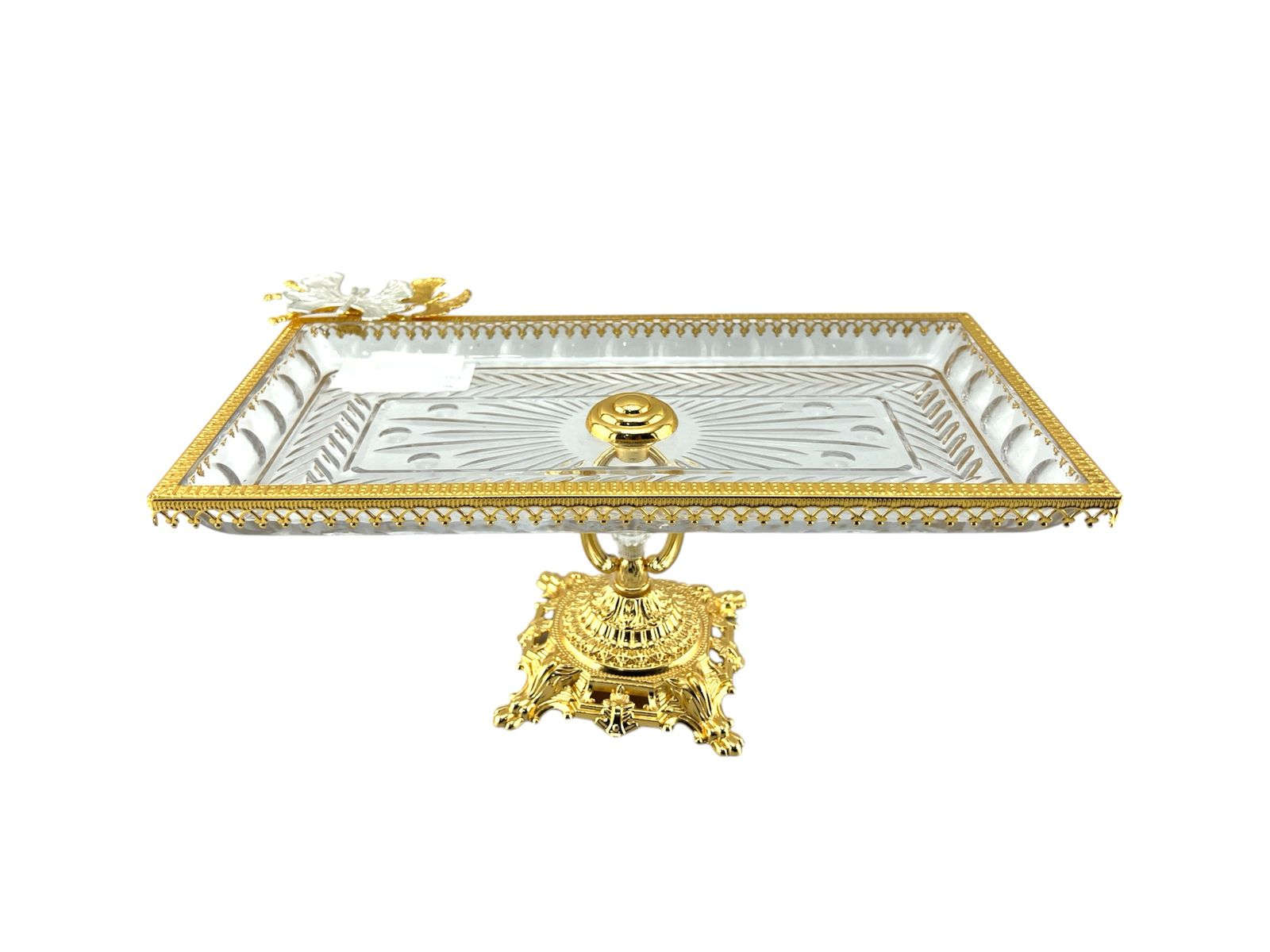 Z.I.K Fancy Tray Golden Kaka Bawa Sons