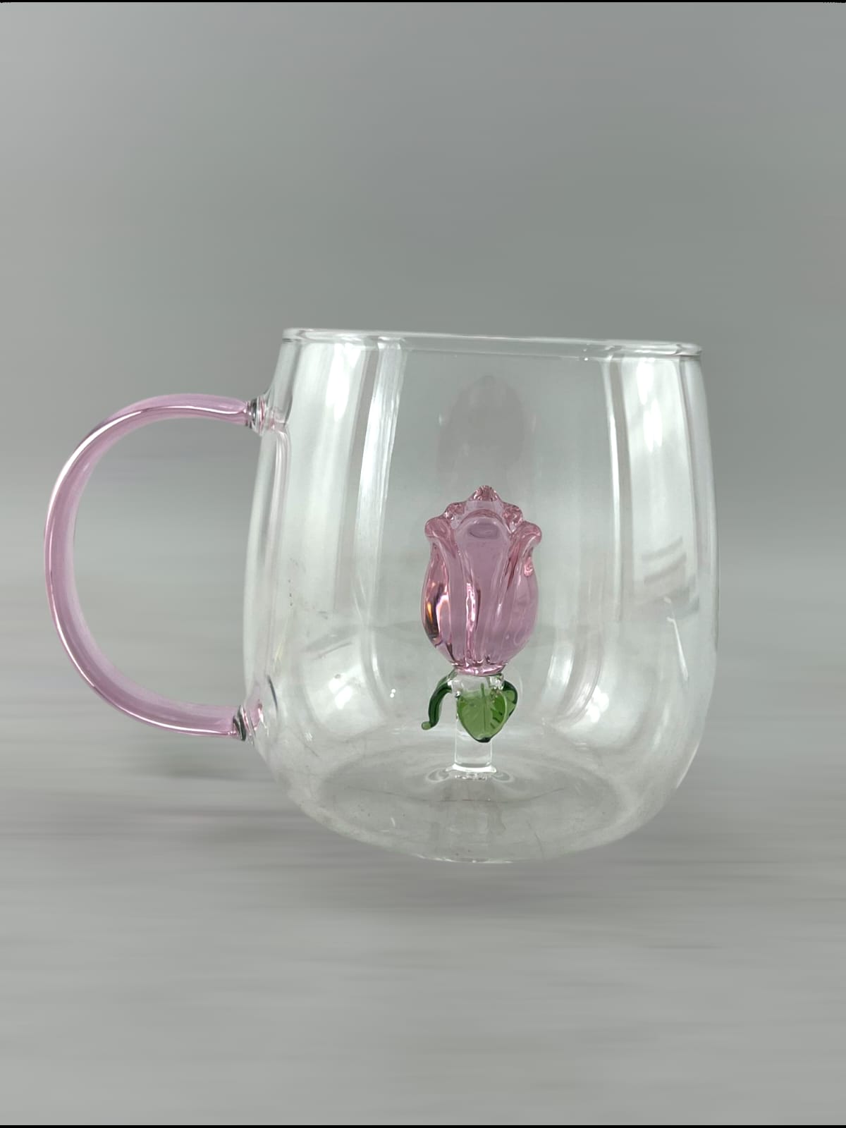 D.W.M GLASS MUG (CHARACTER)