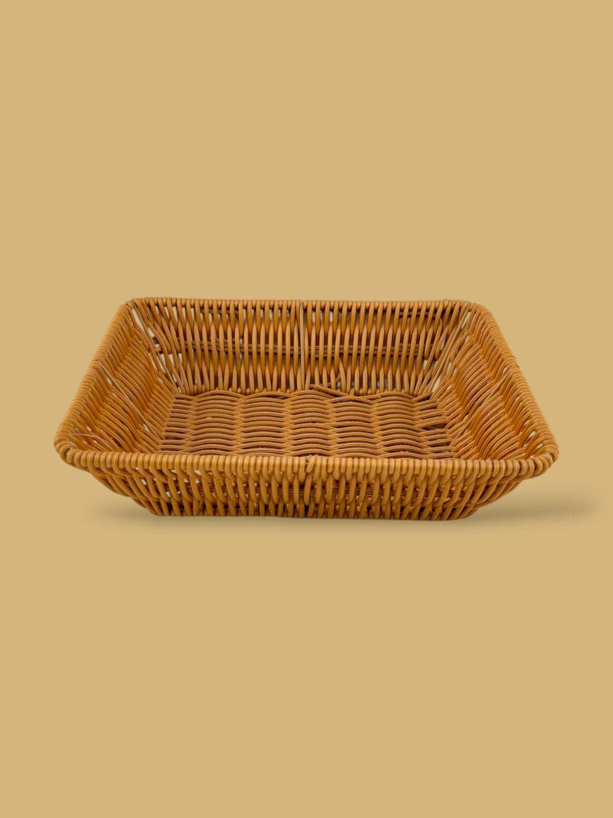 Prime Rectangular Bread Basket Brown