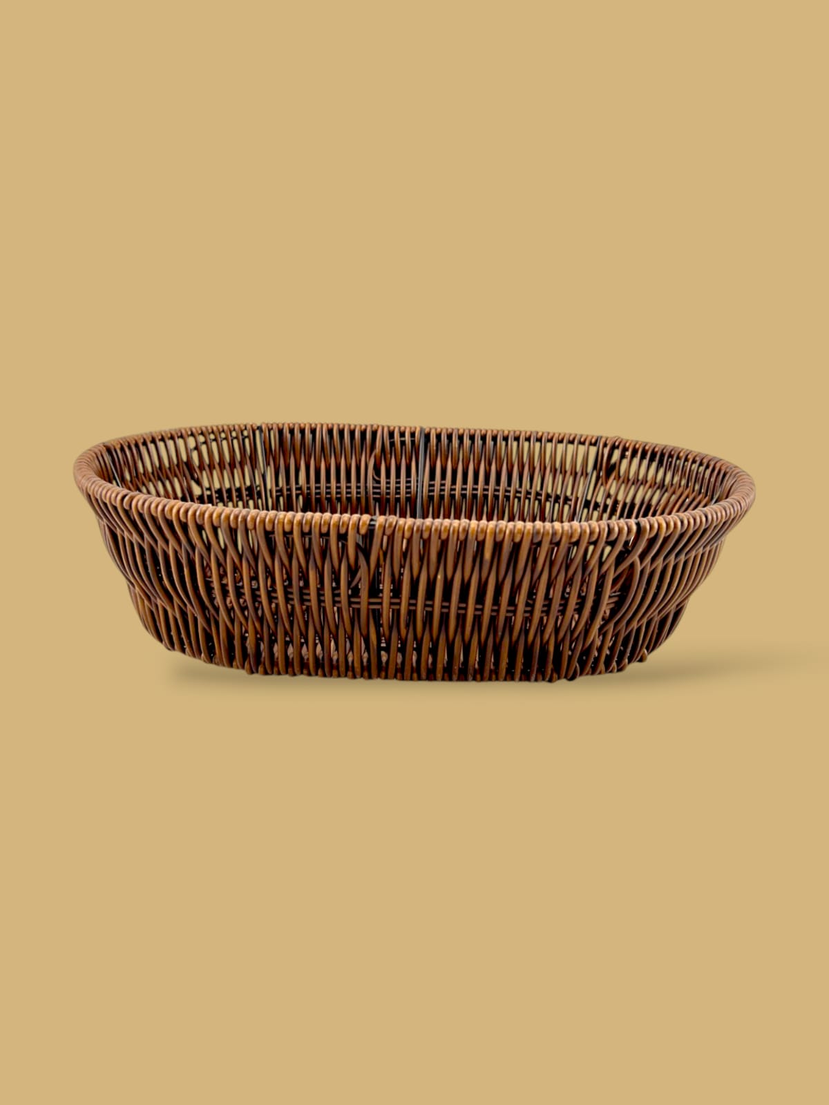 Prime Oval Bread Basket Brown