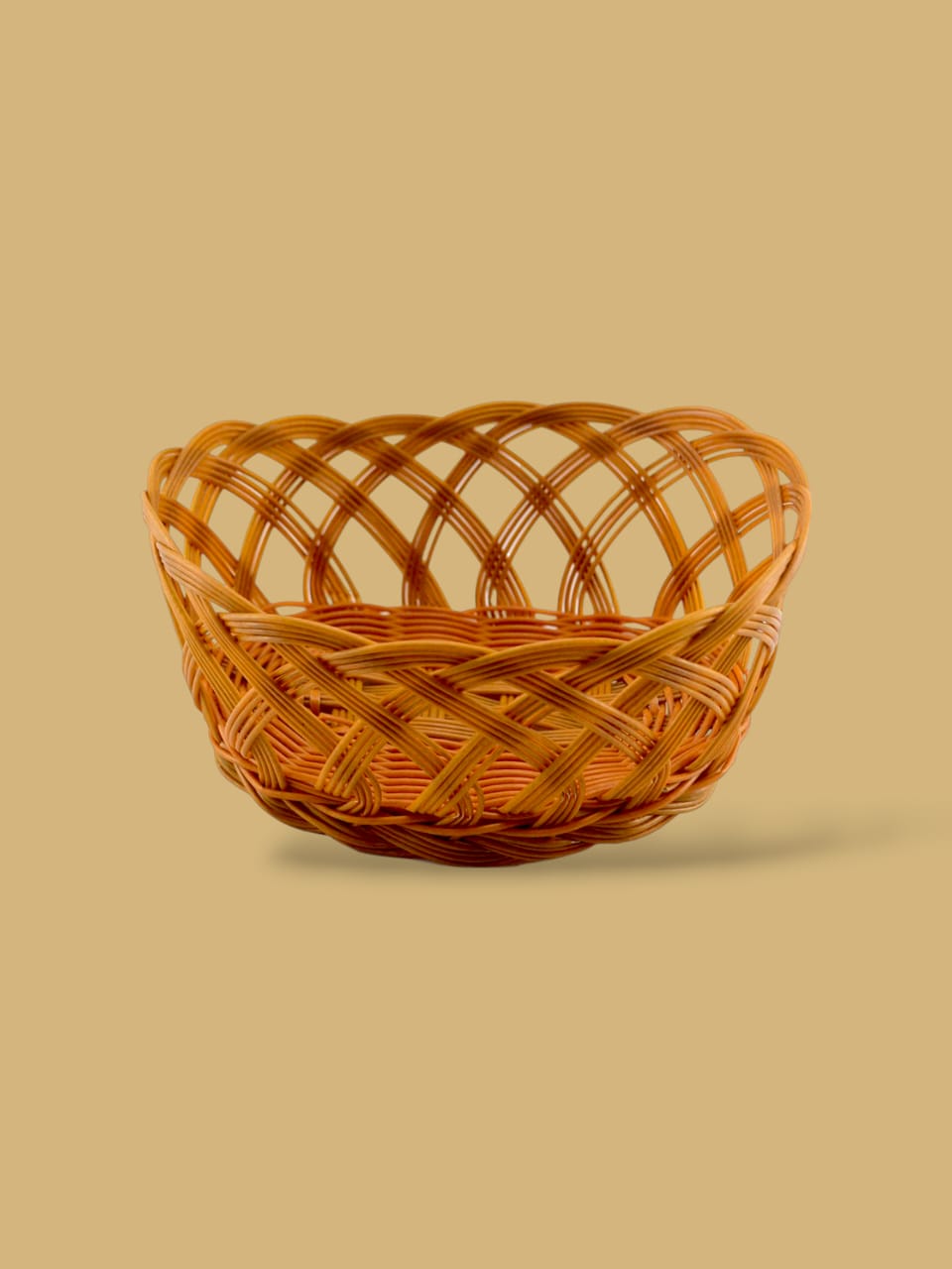 Fresco Bread Basket Oval Tan (24/CM) Kaka Bawa Sons