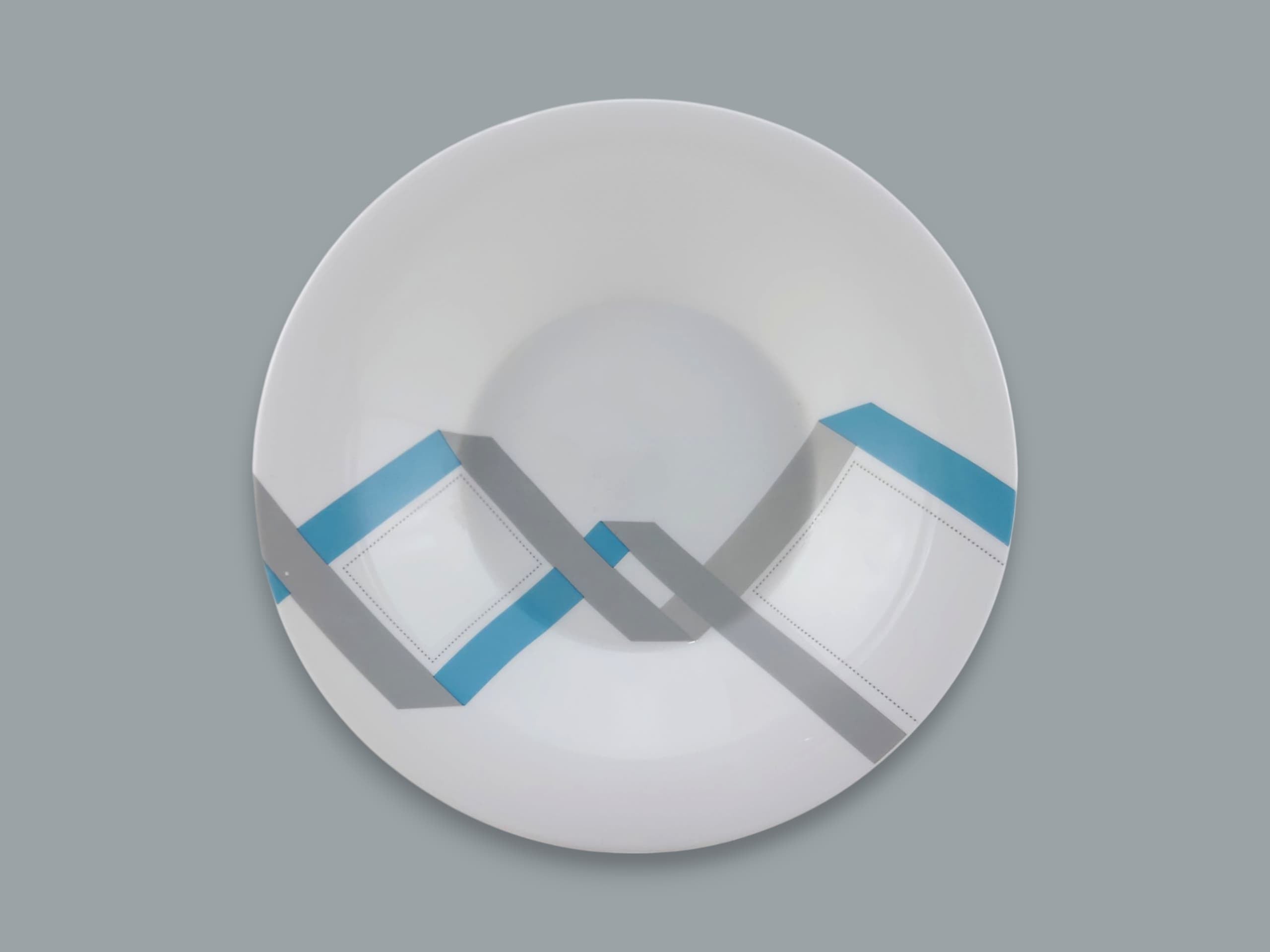 Manal Elegant Deep Plate 23 cm Kaka Bawa Sons