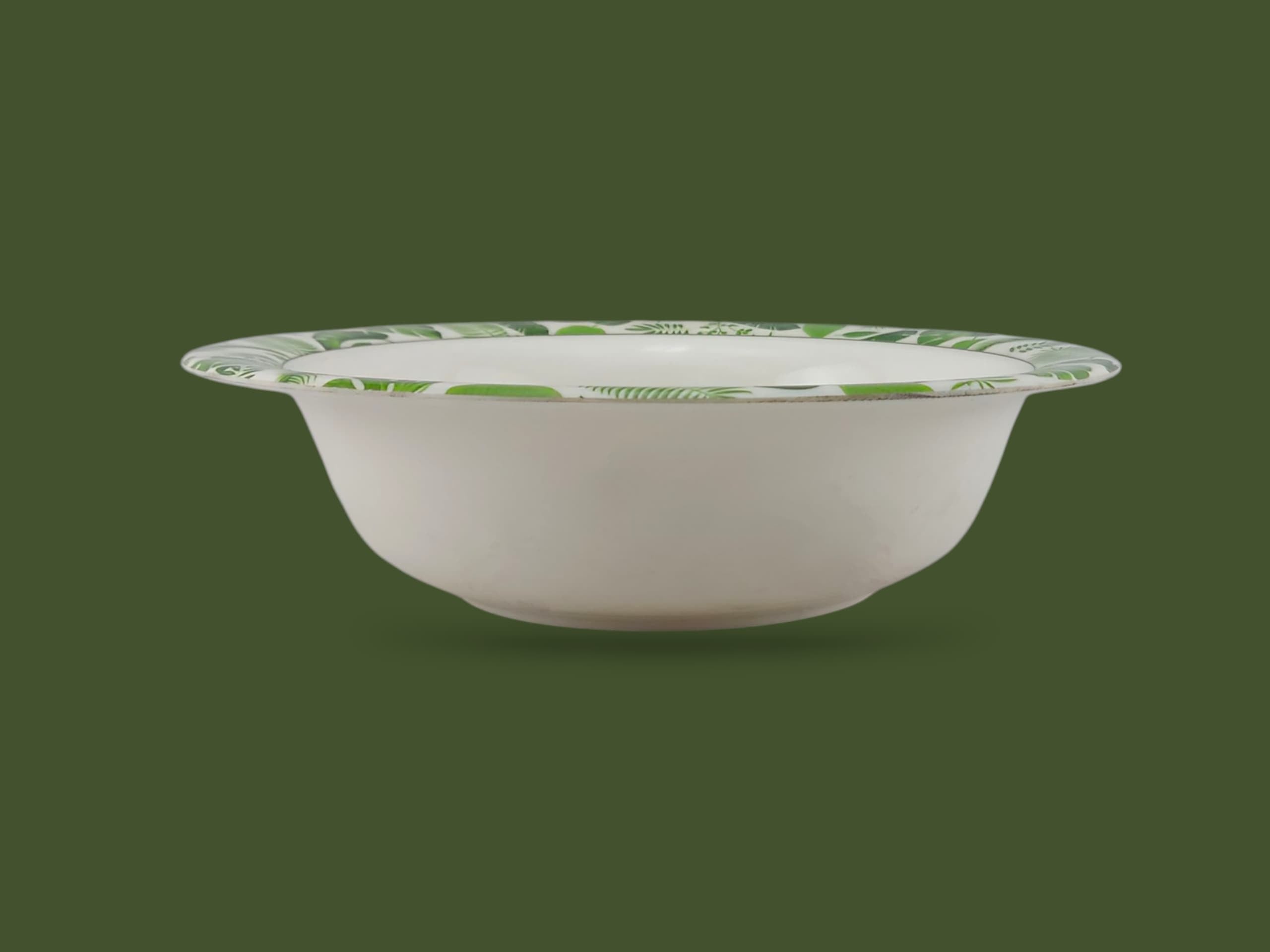 Blaze Greenery Melamine Serving Bowl 9"