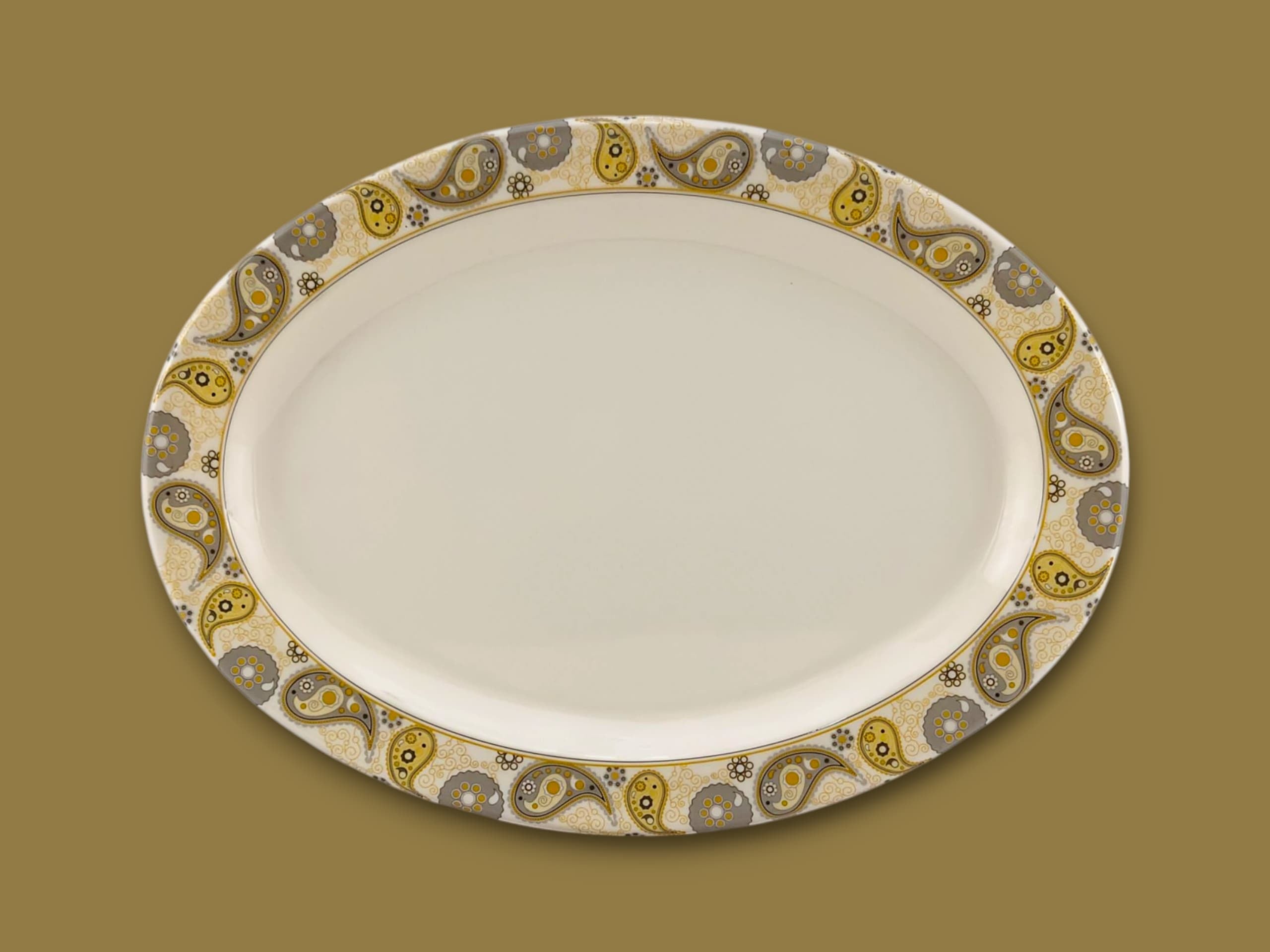 Blaze Manor Melamine Oval Dish 14"