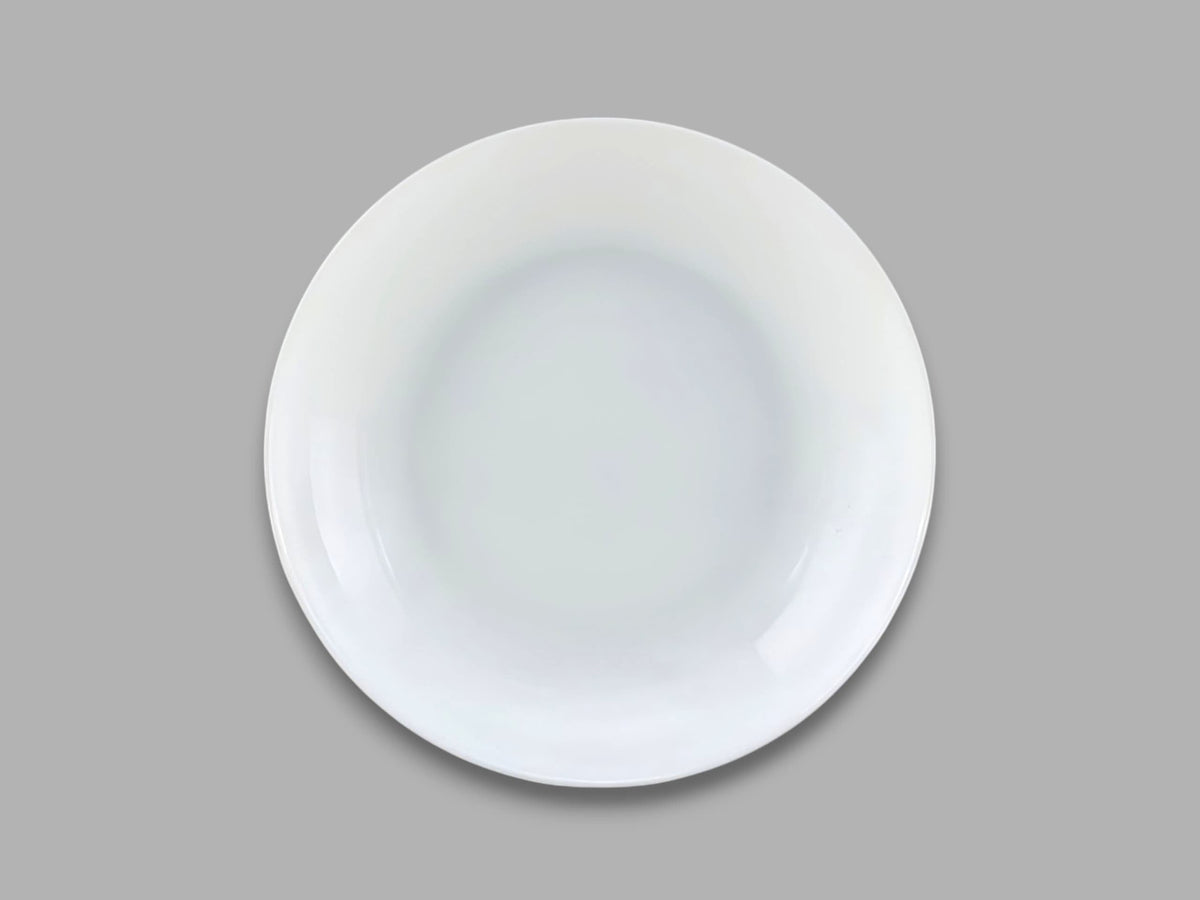 White Diamond Diwali Deep Plate 9" Kaka Bawa Sons