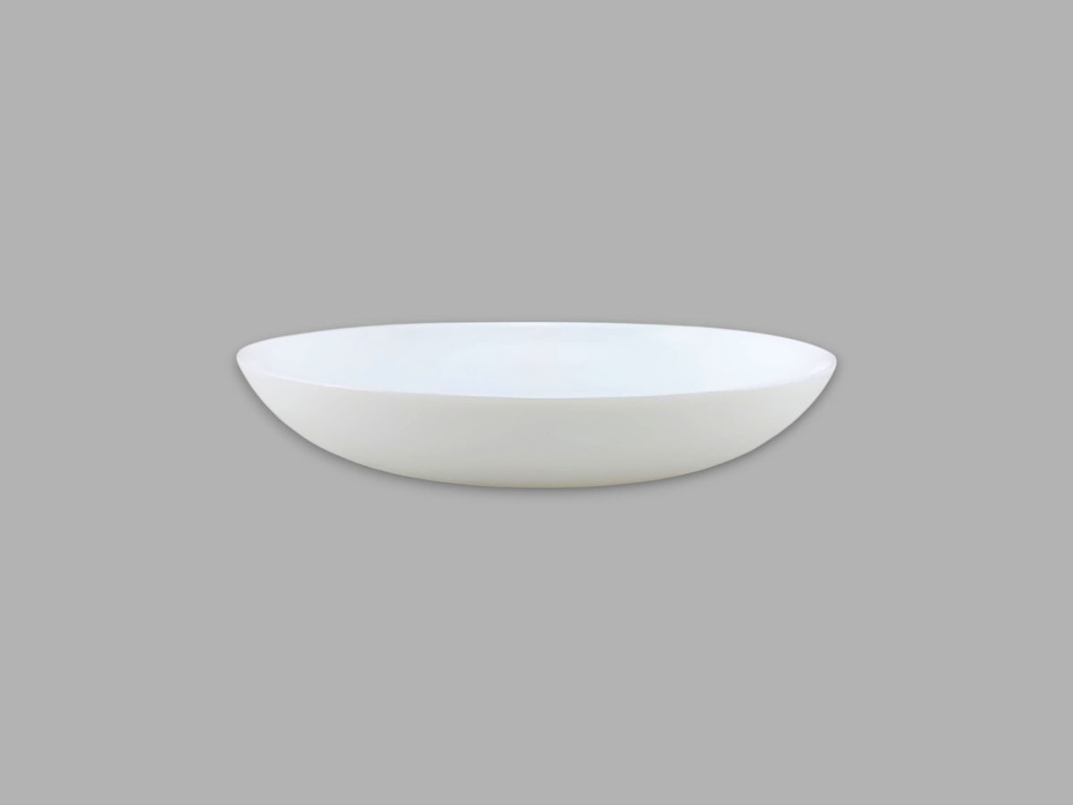 White Diamond Diwali Deep Plate 9" Kaka Bawa Sons