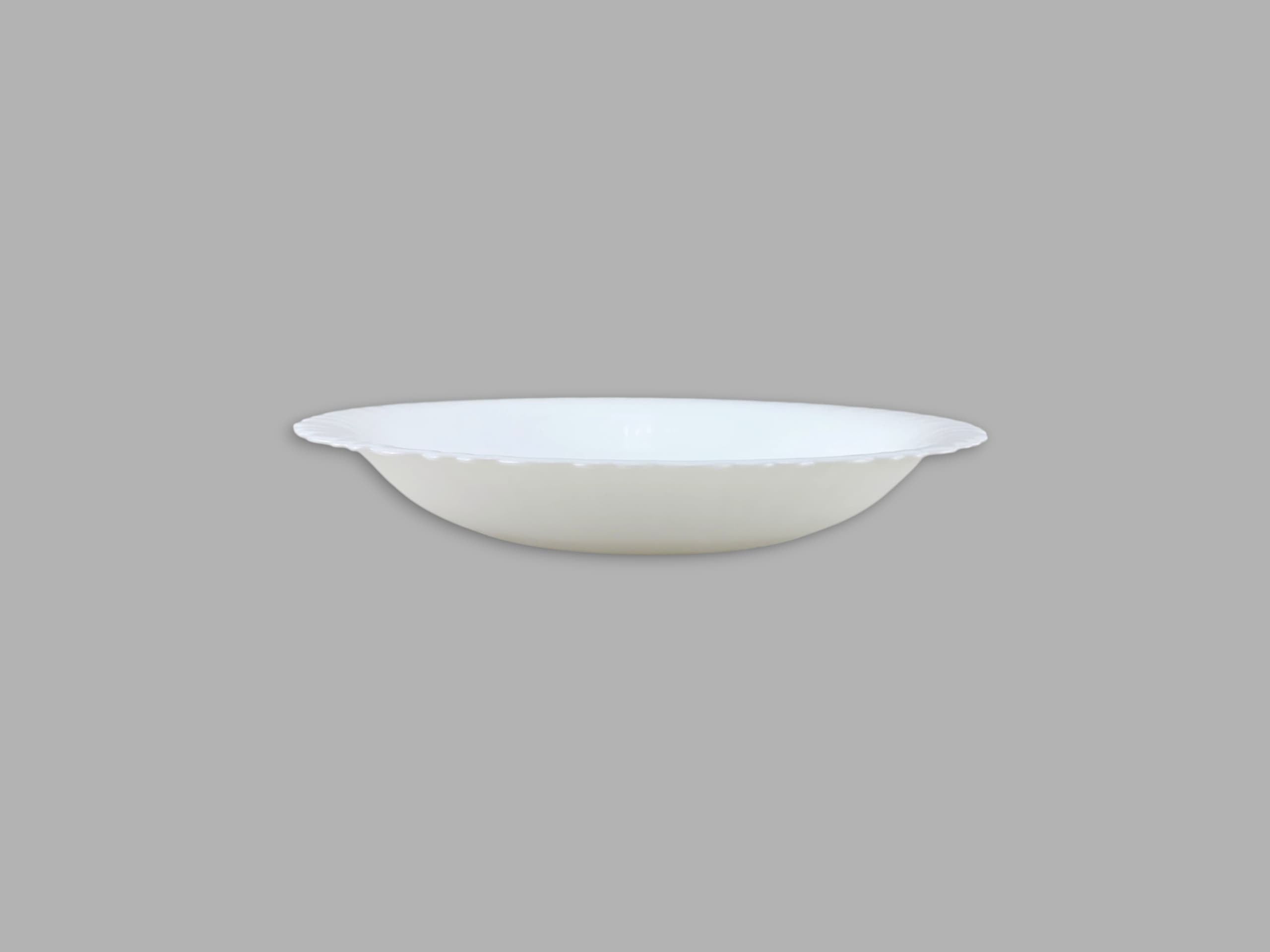 White Diamond First Deep Plate 9" Kaka Bawa Sons