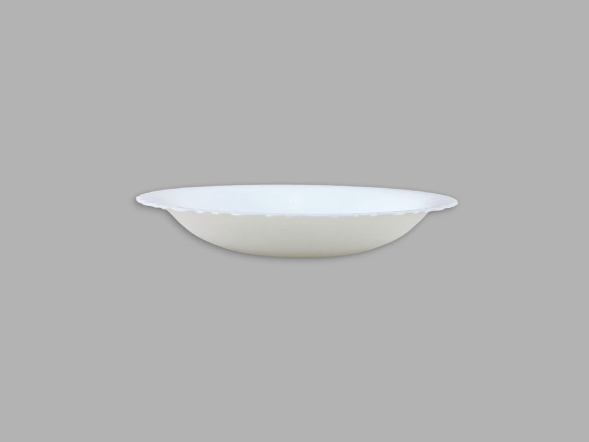 White Diamond First Deep Plate 9" Kaka Bawa Sons