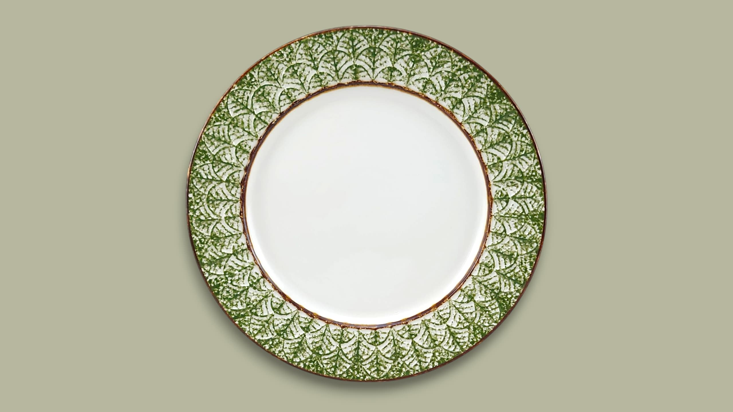 Ceramic 24-Piece Breakfast Set Green