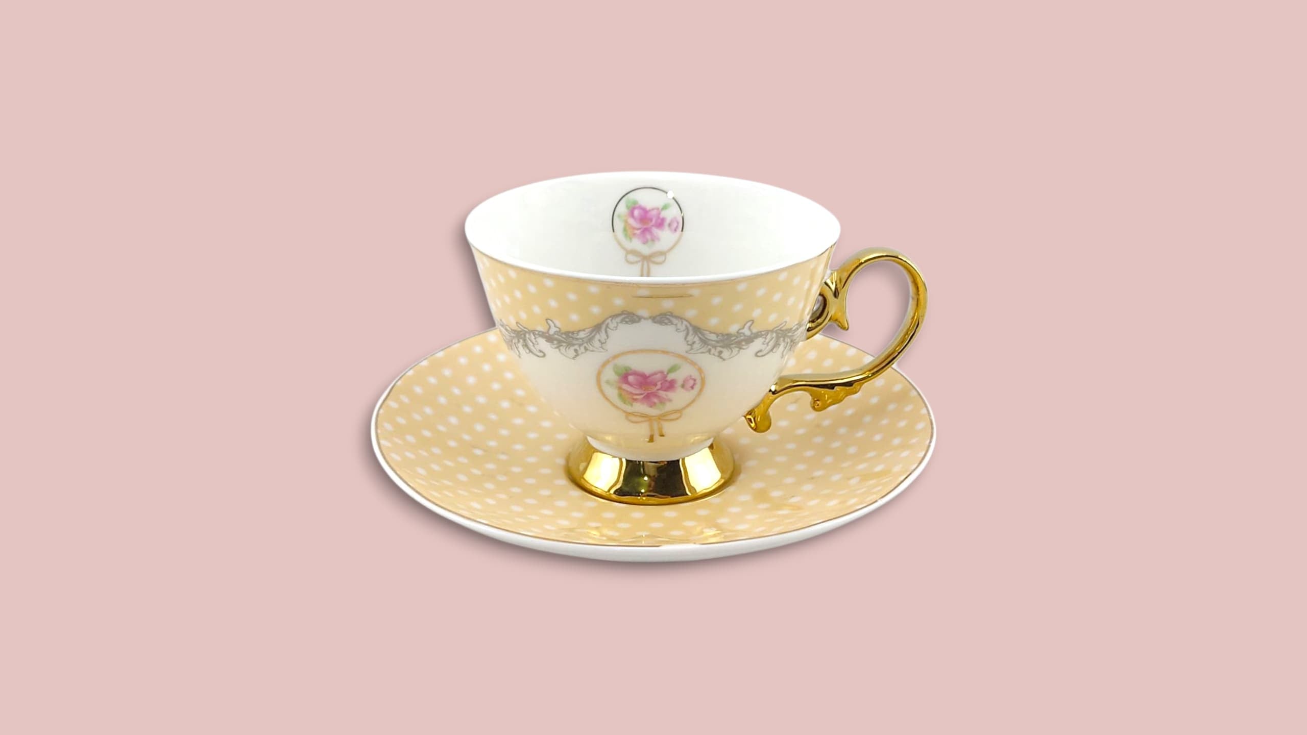 Royale 6-Piece Cup & Saucer Set With Gift Box