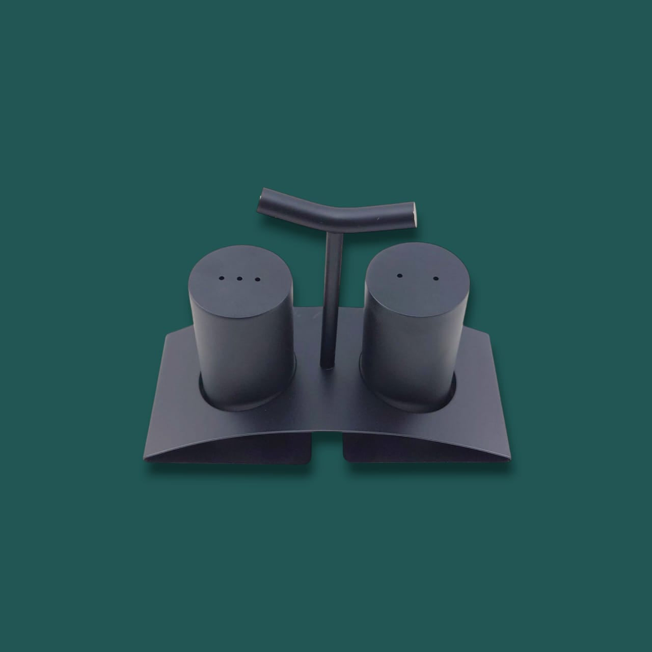 Shengya Stainless Steel Salt & Pepper Set Black (B6343)
