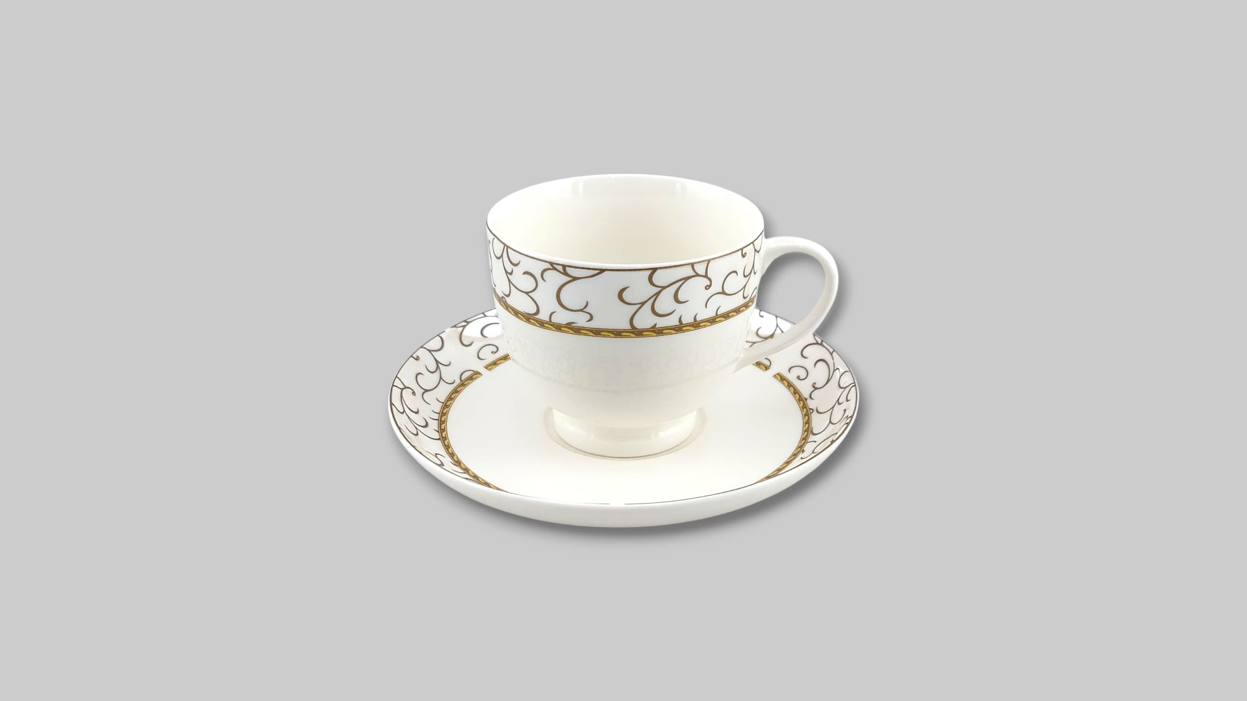 Royale Cup & Saucer 6-Pieces Set