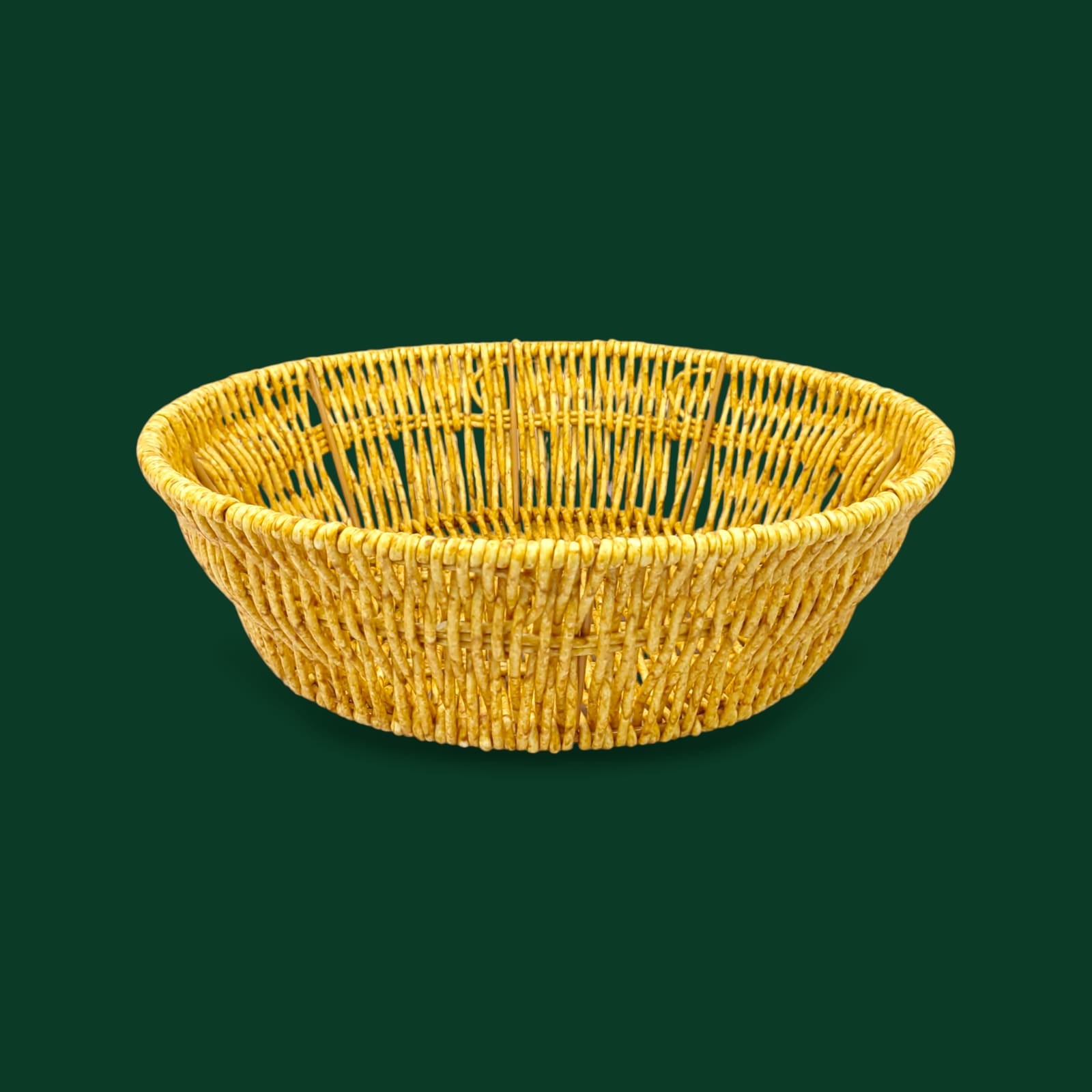 Prime Round Bread Basket Yellow