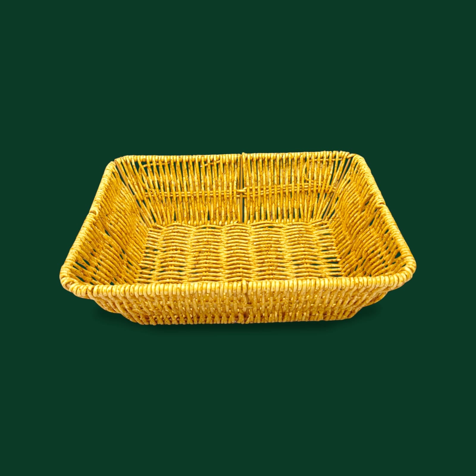 Prime Rectangular Bread Basket Yellow