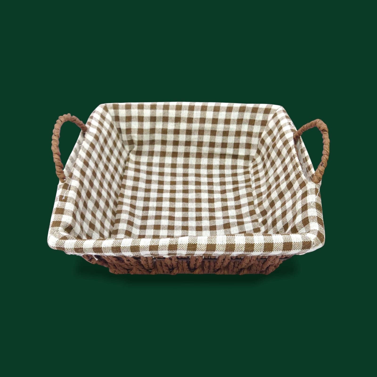 Prime Square Bread Basket With Fabric Kaka Bawa Sons