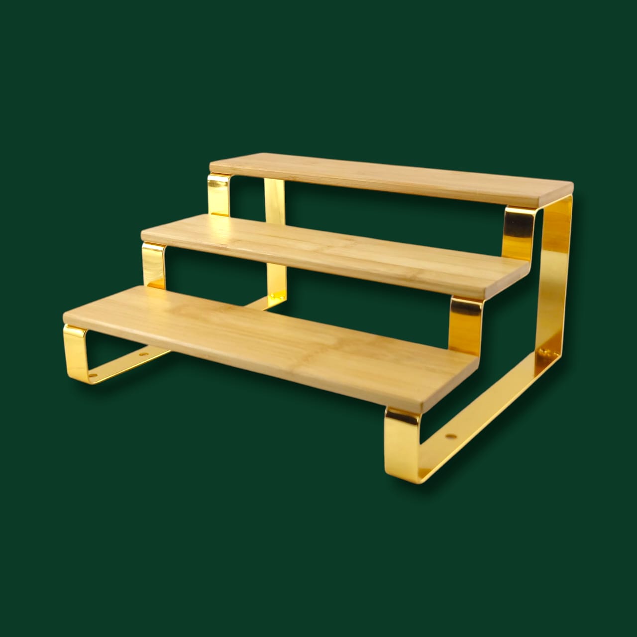 Classic 3-Tier Pastry Stand Golden Kaka Bawa Sons