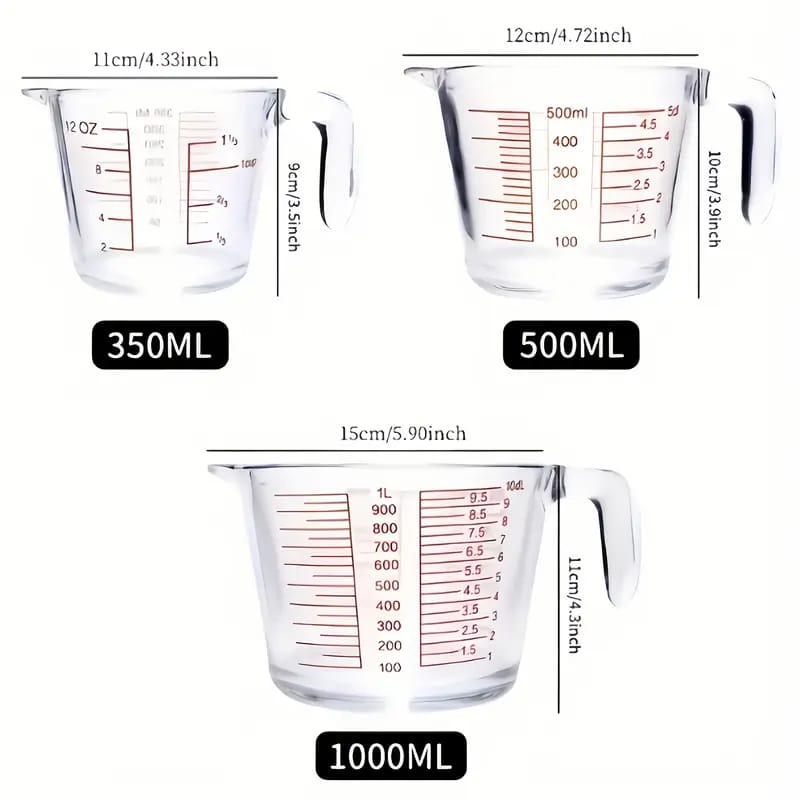 Aceity Glass Measuring Jug