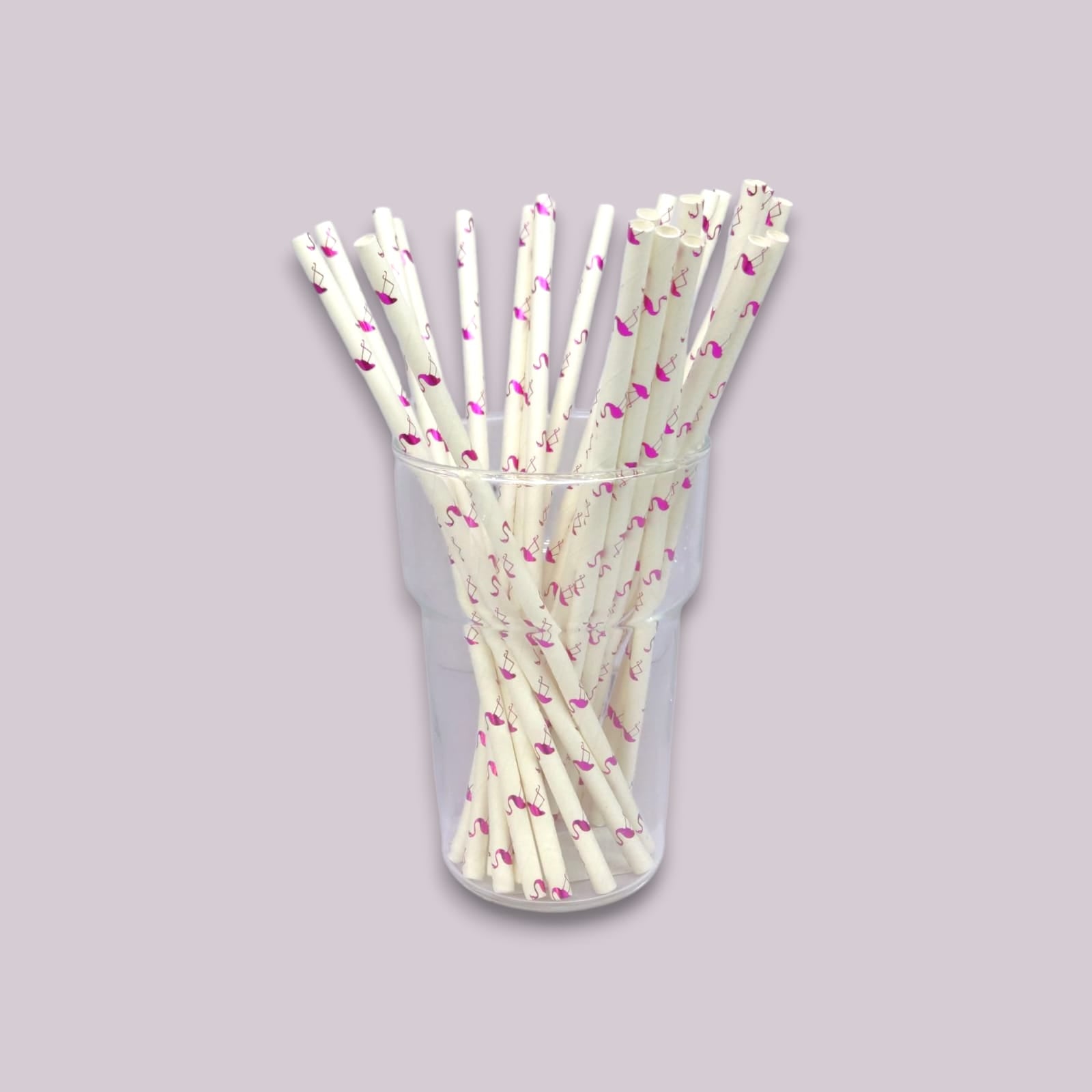 Fancy 25-Piece Flamingo Drinking Straws Kaka Bawa Sons