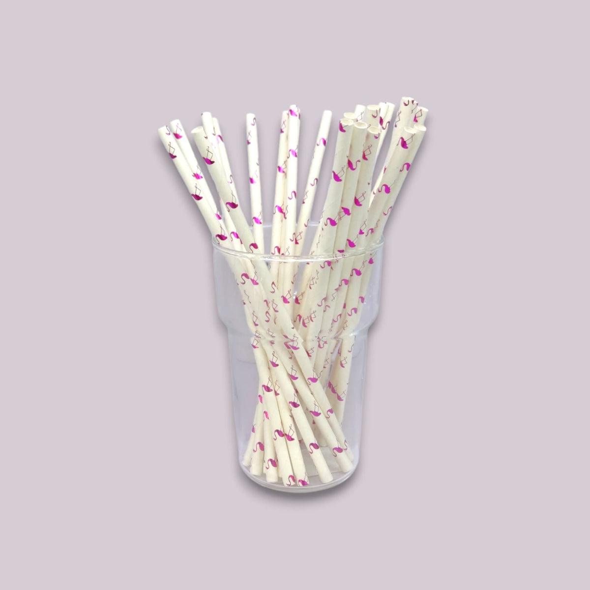 Fancy 25-Piece Flamingo Drinking Straws Kaka Bawa Sons