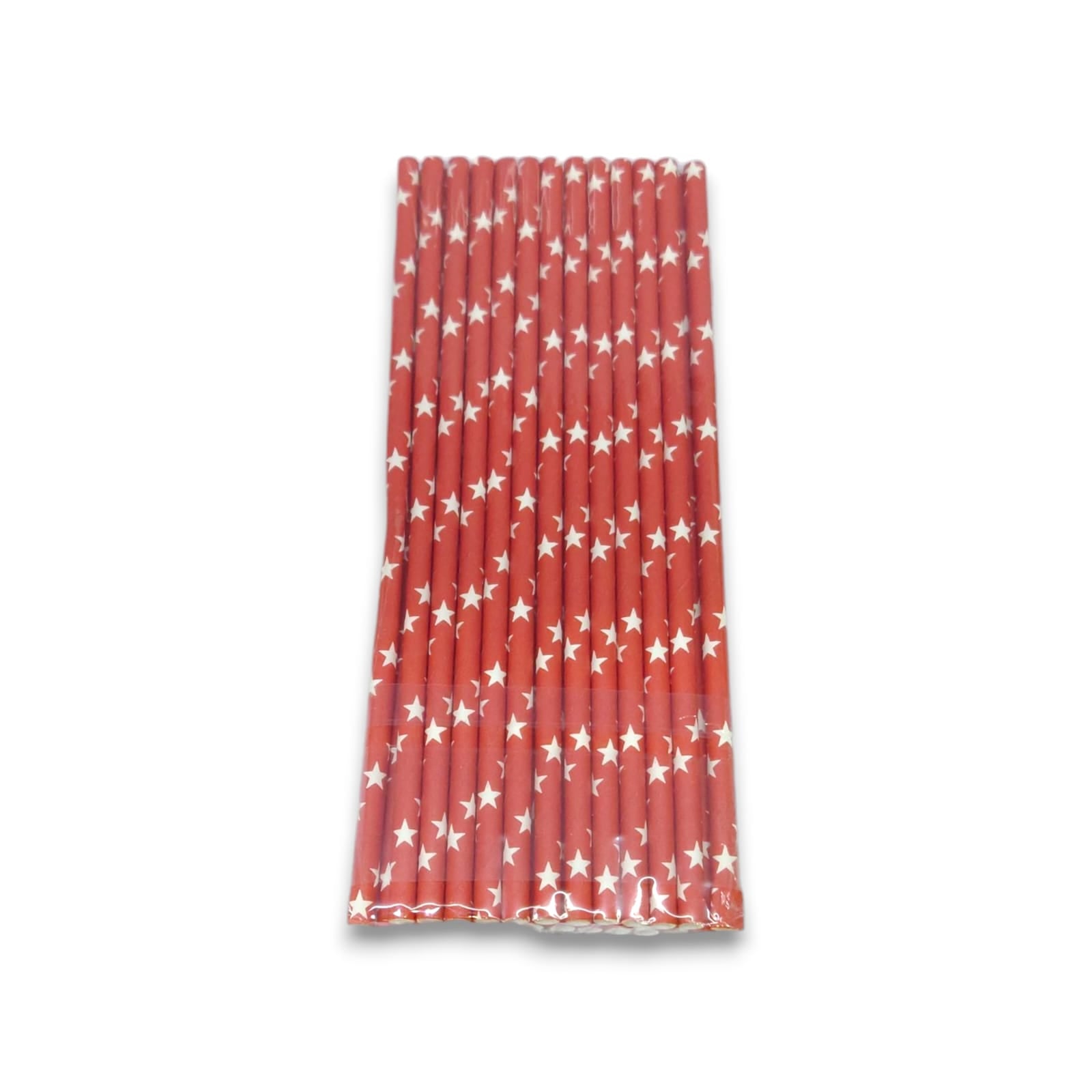 25-Piece Stars Drinking Straw