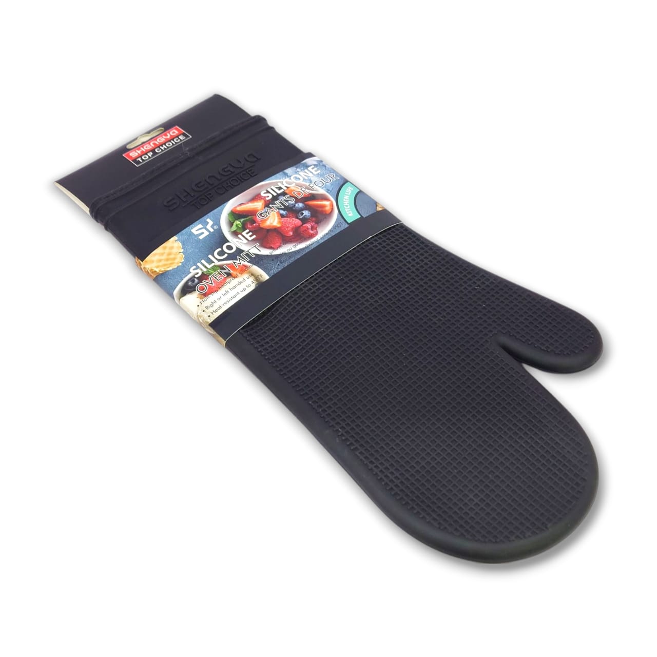 Shengya Silicon Baking Gloves Black