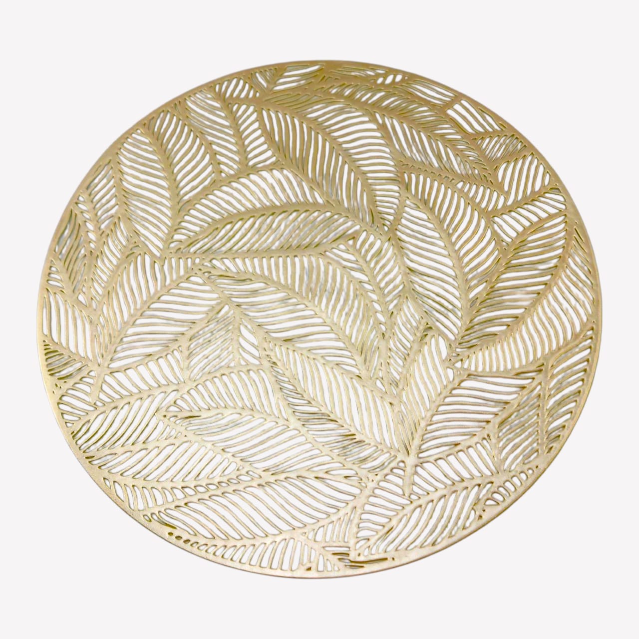 6-Piece Round PVC Table Mat Set