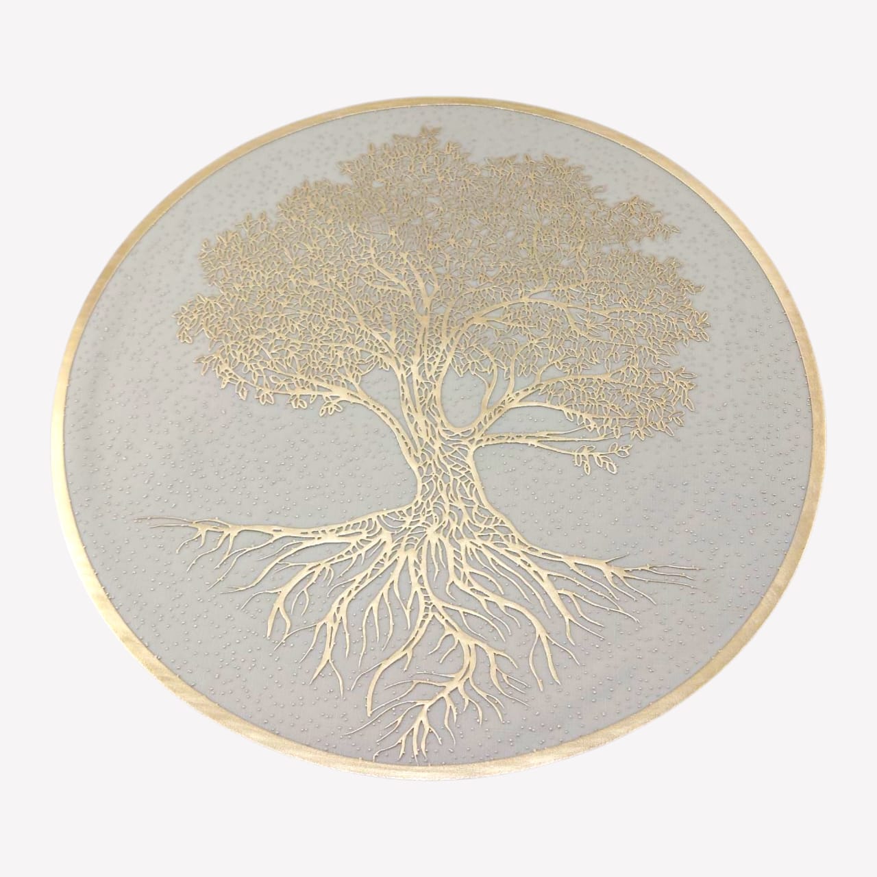 6-Piece Round  PVC Table Mat Set