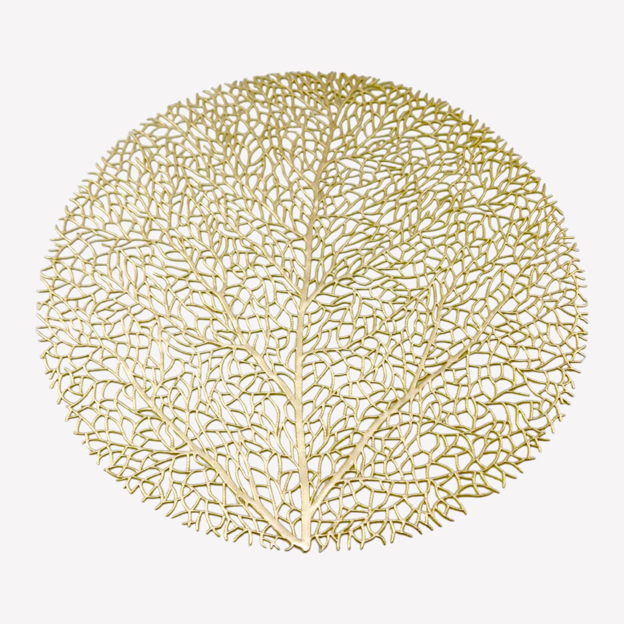 6-Piece Round  PVC Table Mat Set