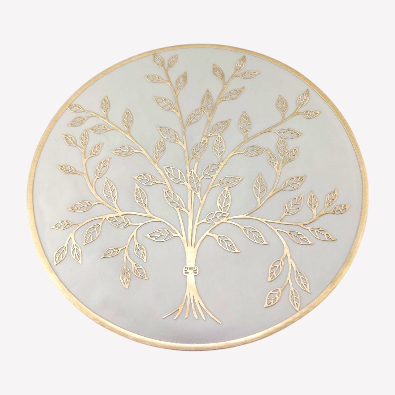 6-Piece Round  PVC Table Mat Set