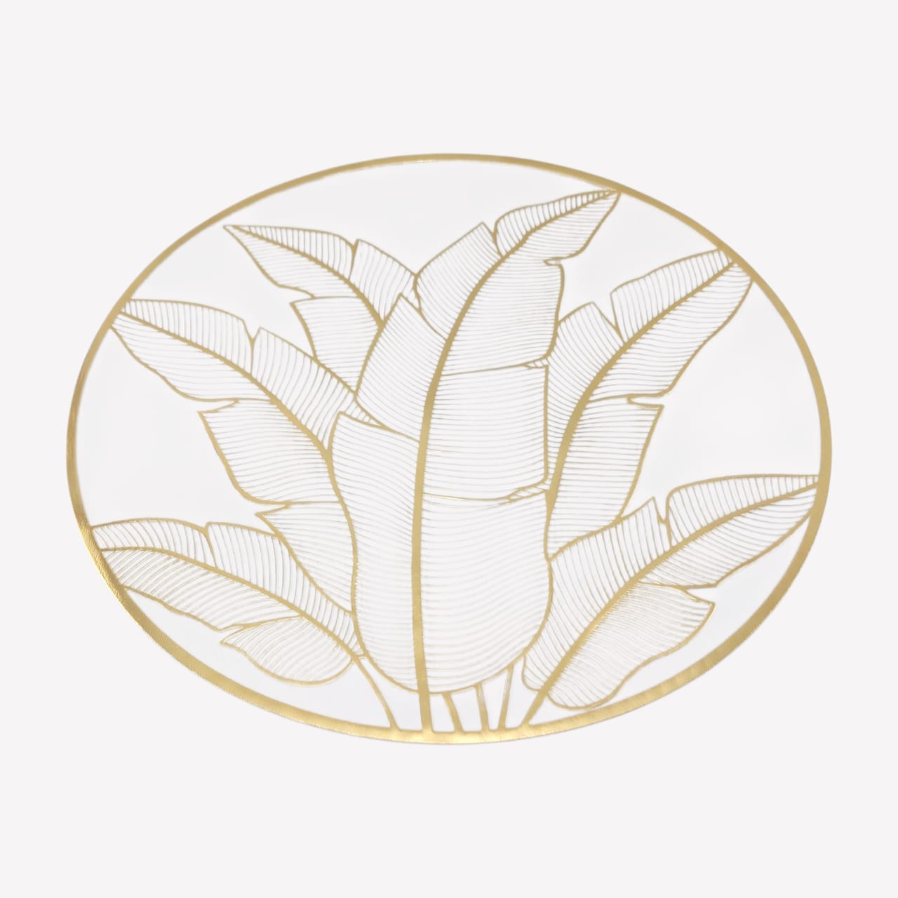 6-Piece Round PVC Table Mat Set