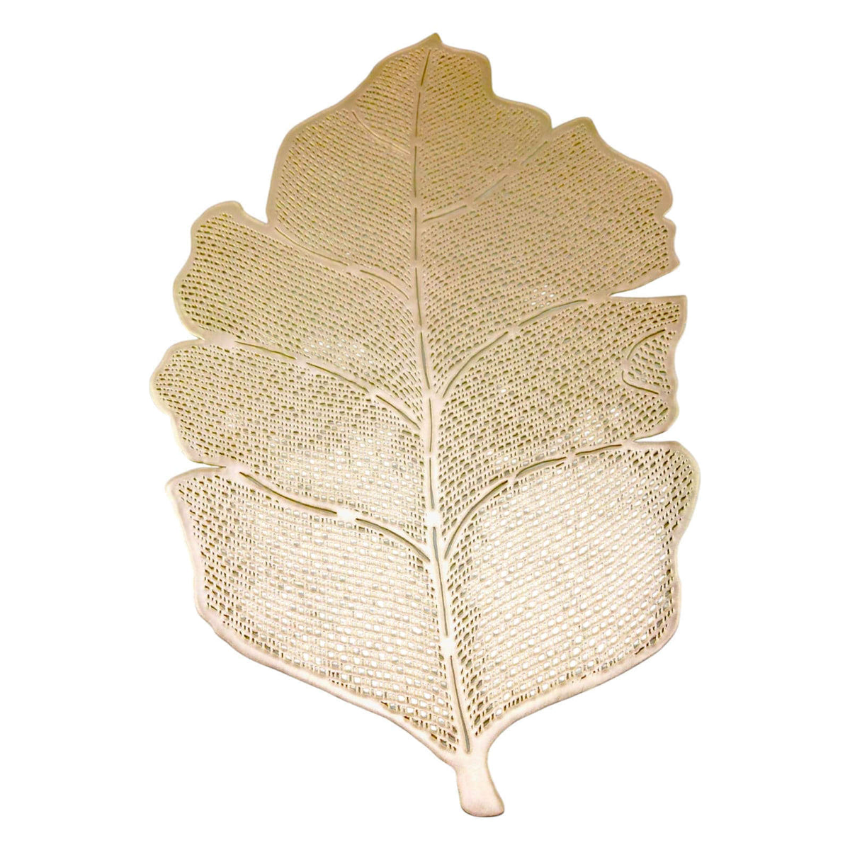 6-Piece Leaf Shaped PVC Table Mat Set Kaka Bawa Sons