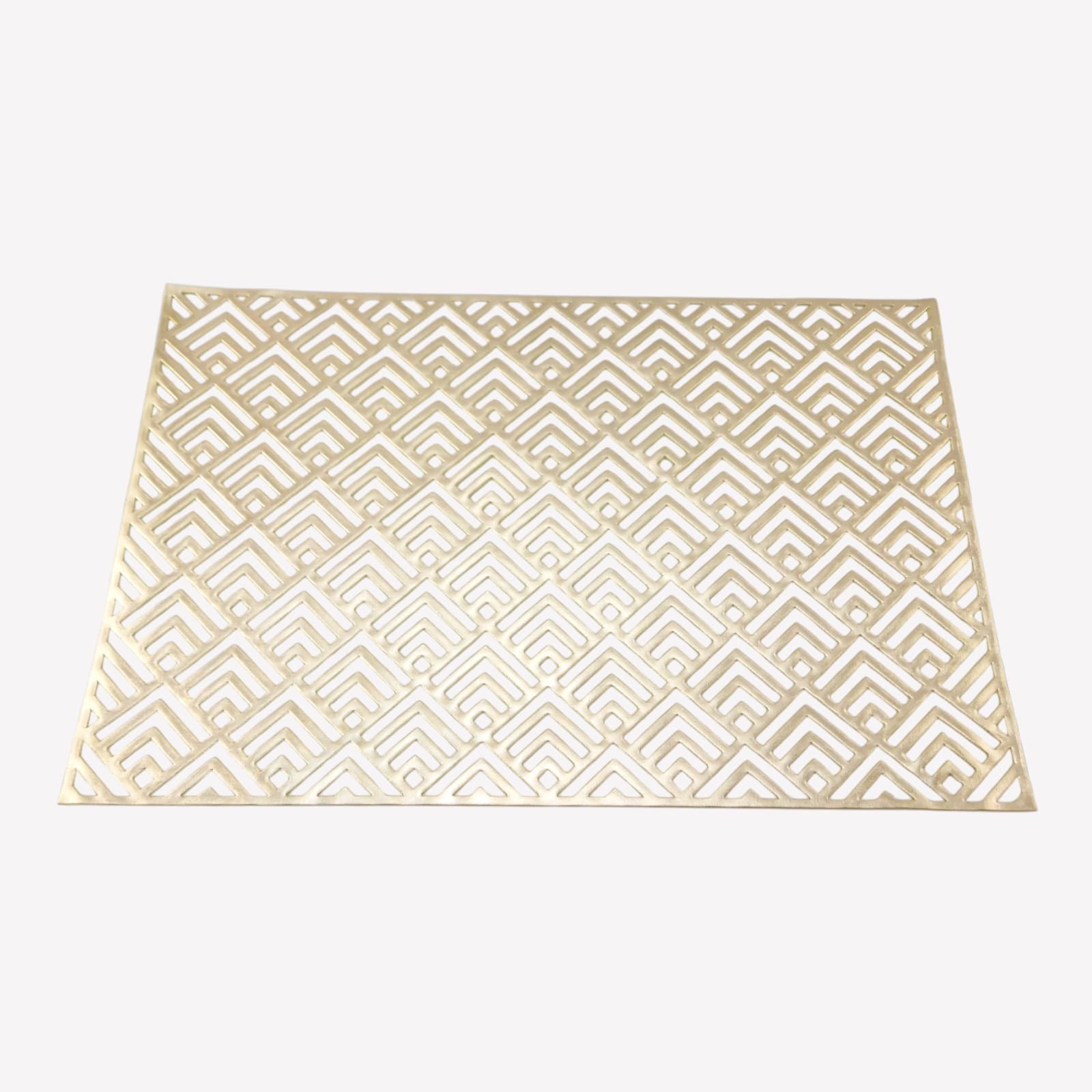 6-Piece Rectangular PVC Table Mat Set