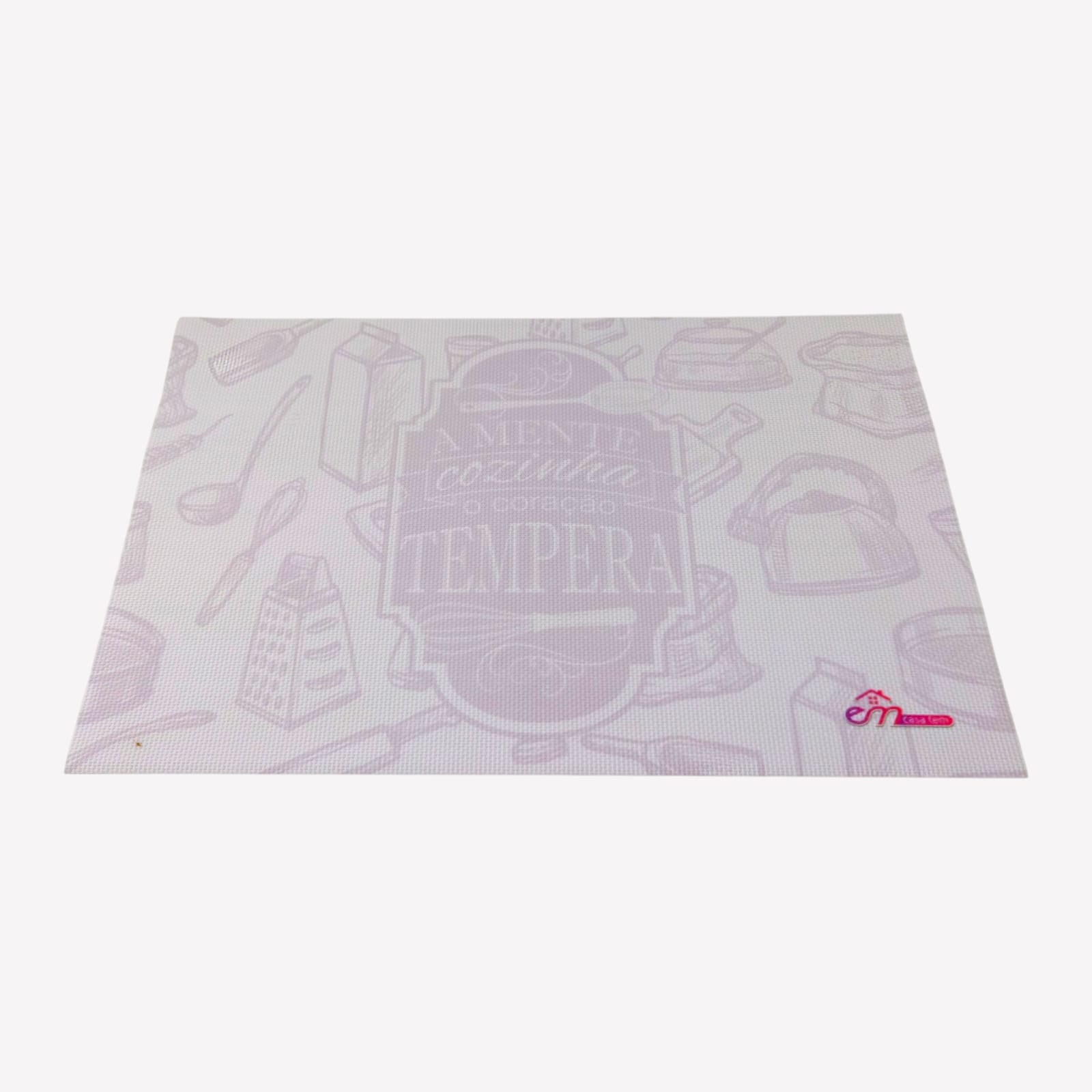 6-Piece Rectangular PVC Table Mat Set