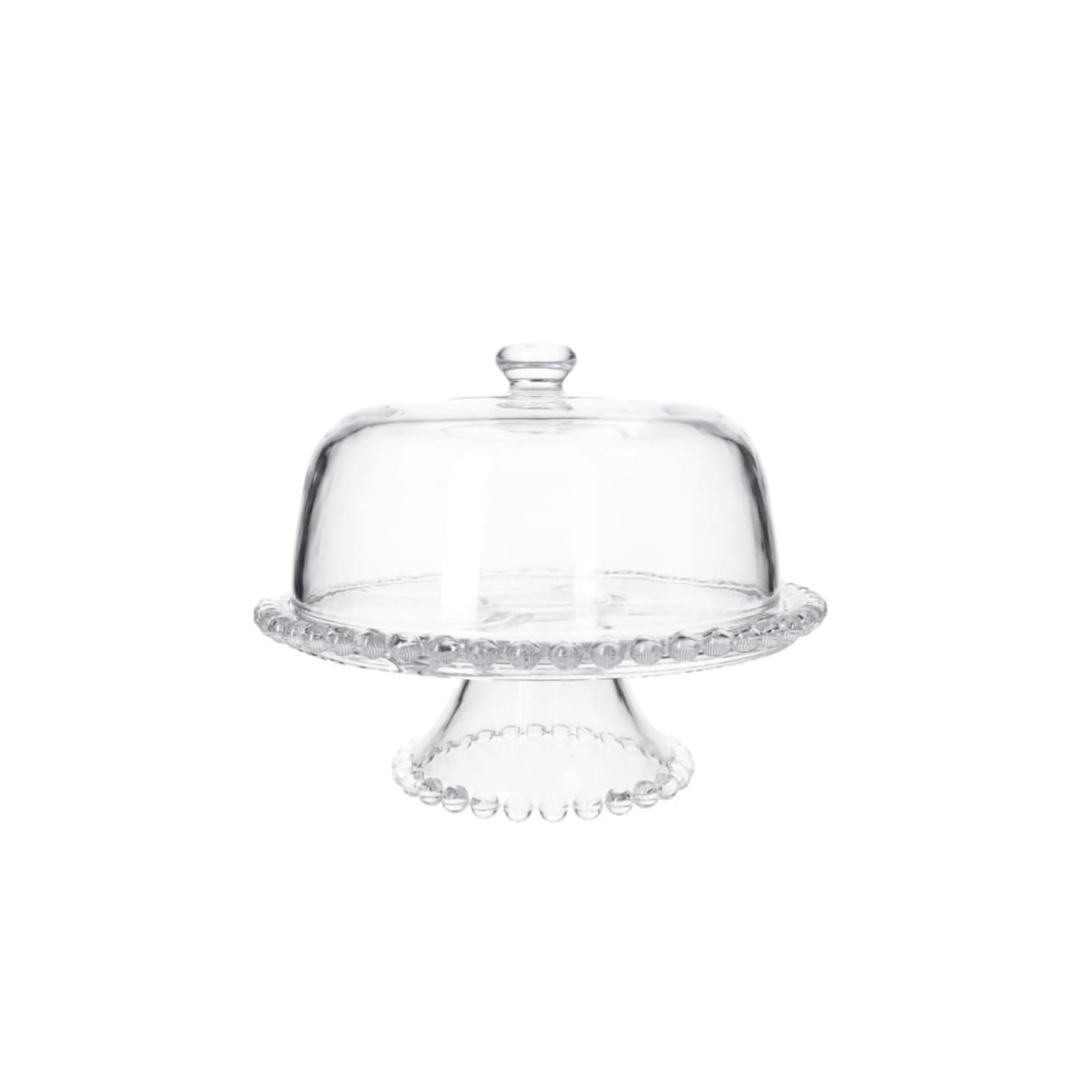 Danny Home 12" Glass Cake Dish Kaka Bawa Sons