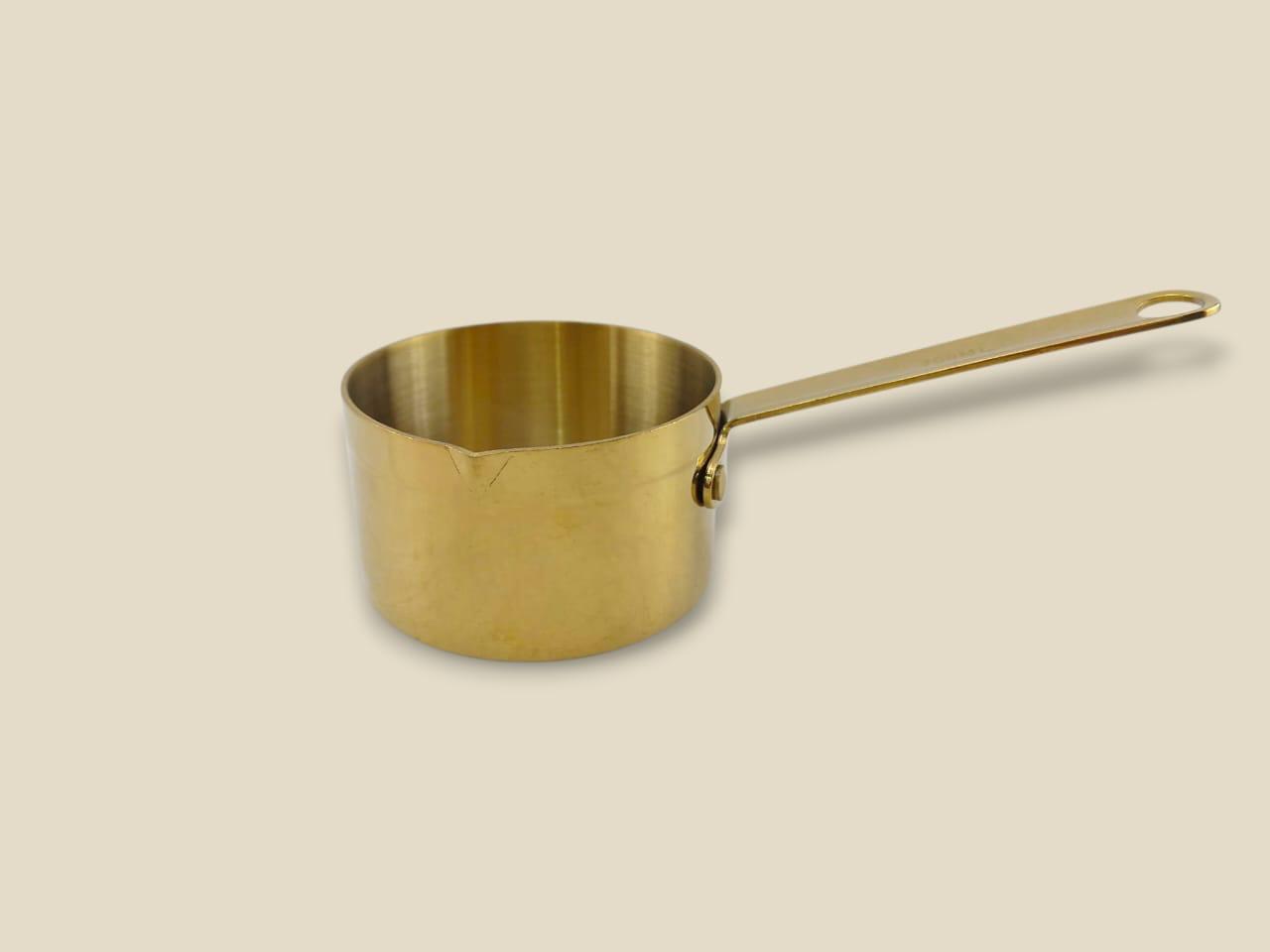 Stainless Steel Golden Sauce Pot Kaka Bawa Sons