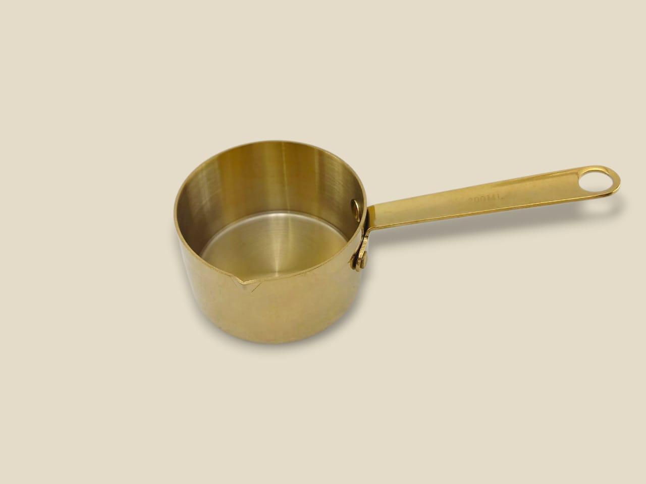 Stainless Steel Golden Sauce Pot Kaka Bawa Sons